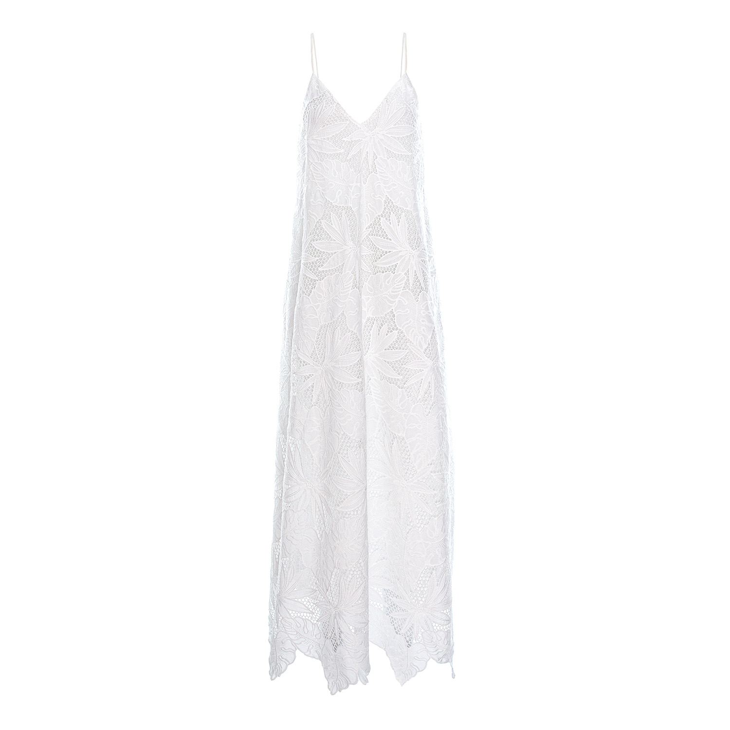 Izabela Mandoiu Women's Lightweight White Lace Dress