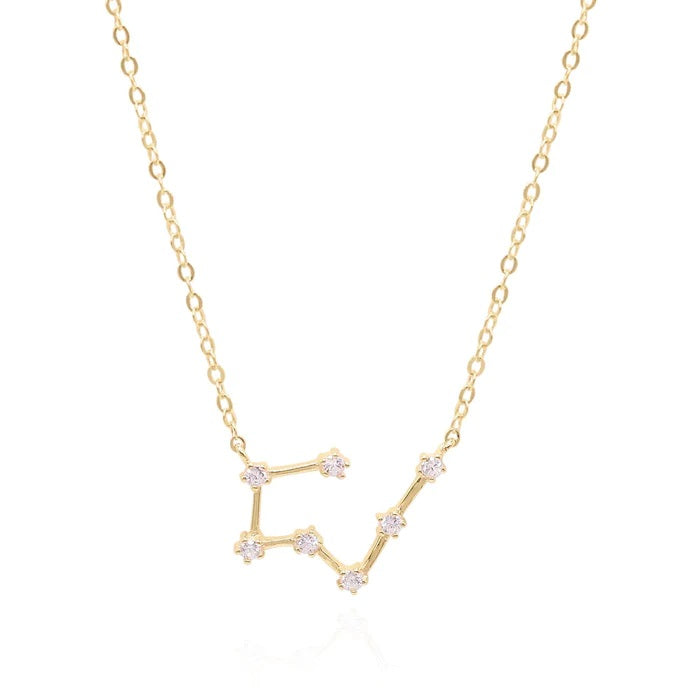 Women’s Taurus Zodiac Constellation Necklace In Gold Gold Trip