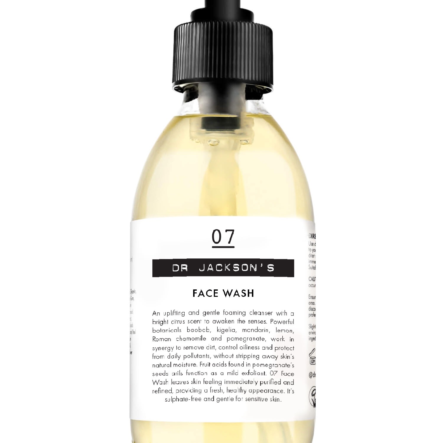 Yellow / Orange 07 Face Wash 200Ml Dr Jackson’s Skincare