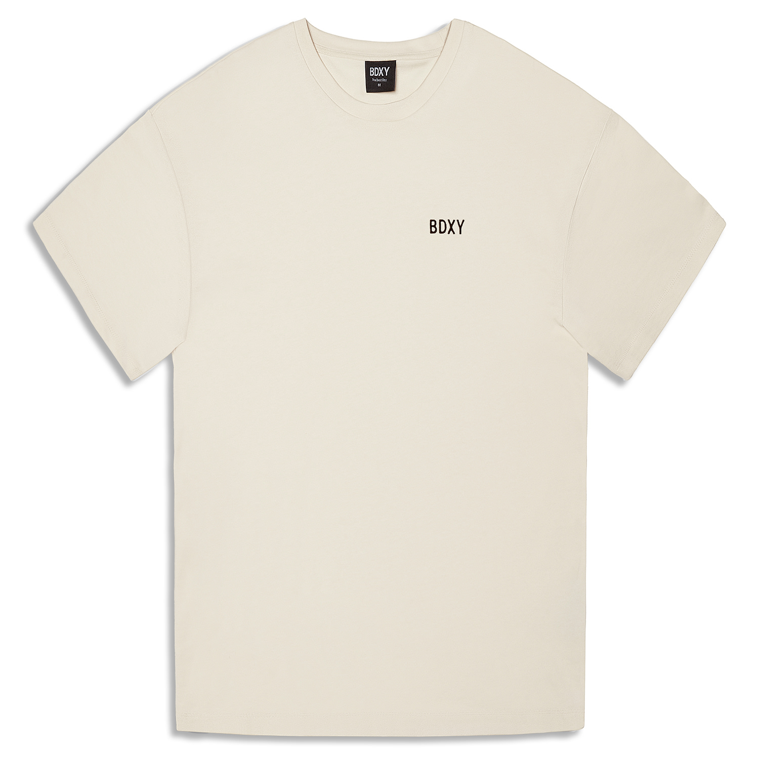 Bdxy Studio Men's Neutrals / White The Block T-shirt - Sandstone