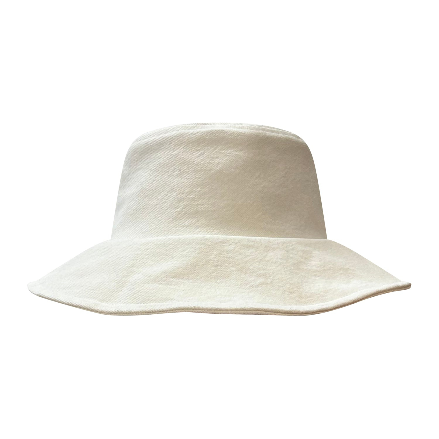 Deborah Lindquist Eco Lifestyle Women's White Denim Bucket Hat