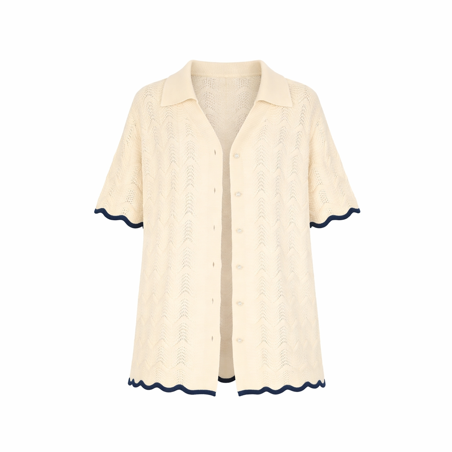 Women's White The Perla Blanca Shirt | Large | Belletage Swimwear