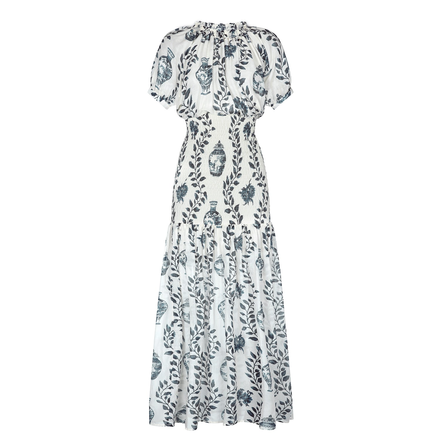 Women's Blue Dynastie Long Dress | Medium | Aguaclara
