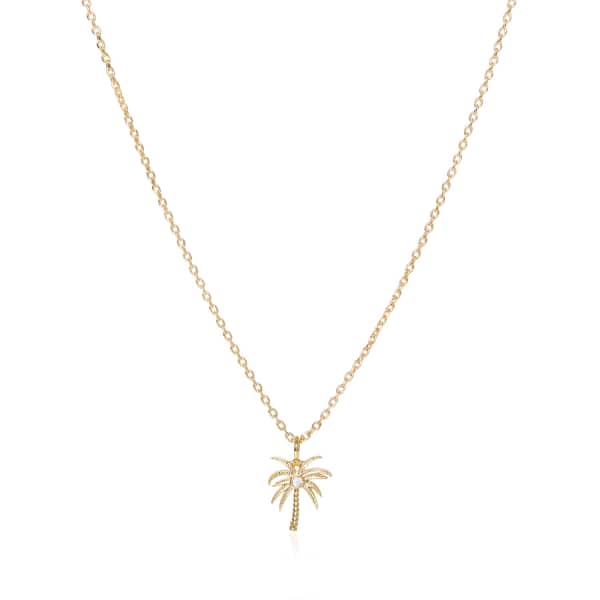 GUCCI WOMEN'S GOLD PALM NECKLACE