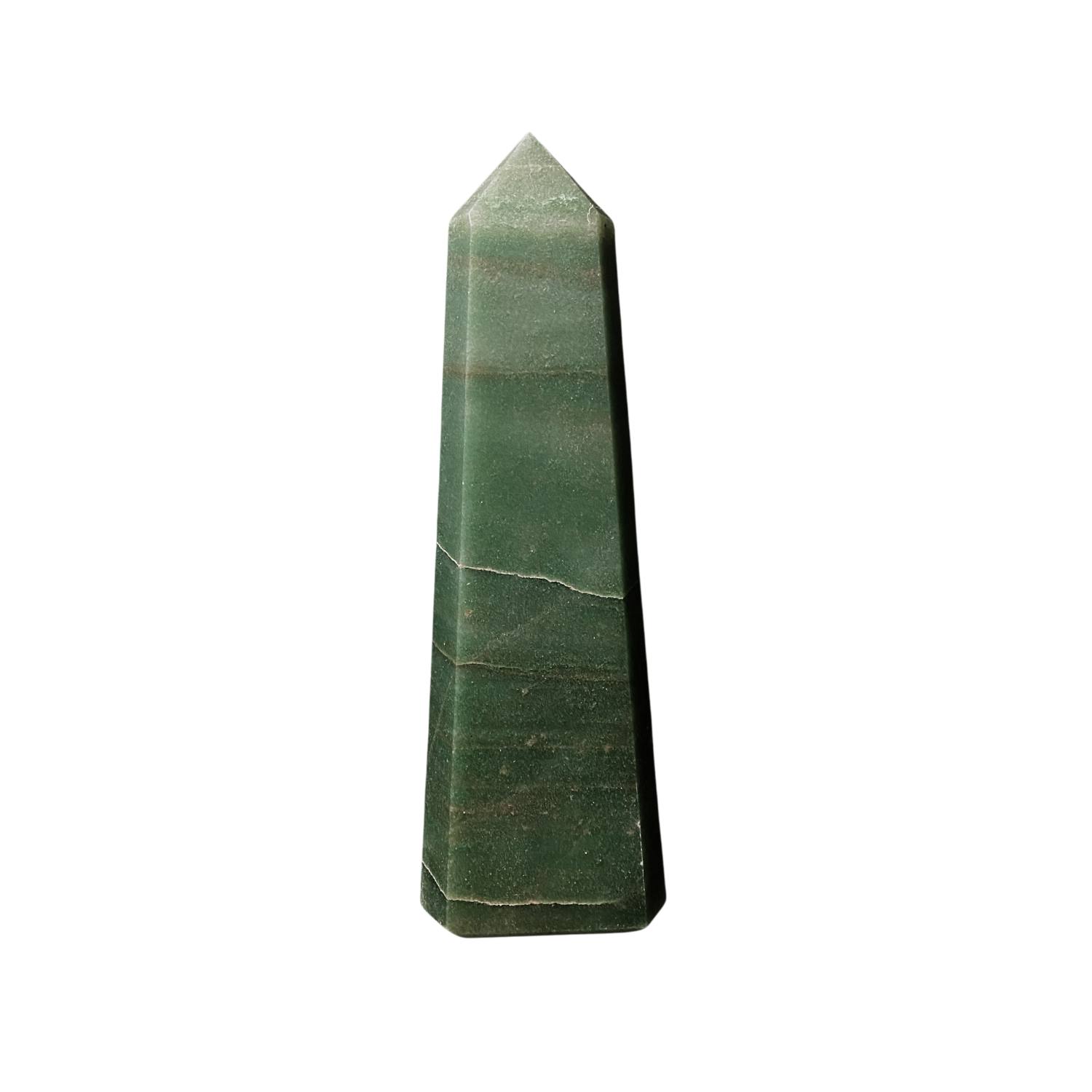 Lemuria Store Green Aventurine Point In Green