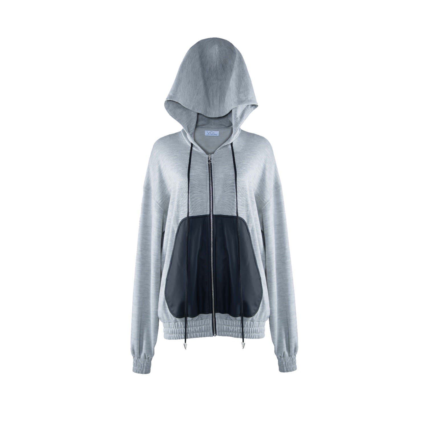 Vestiaire D'un Oiseau Libre Women's Grey Wool Jersey Bomber Jacket In Grey