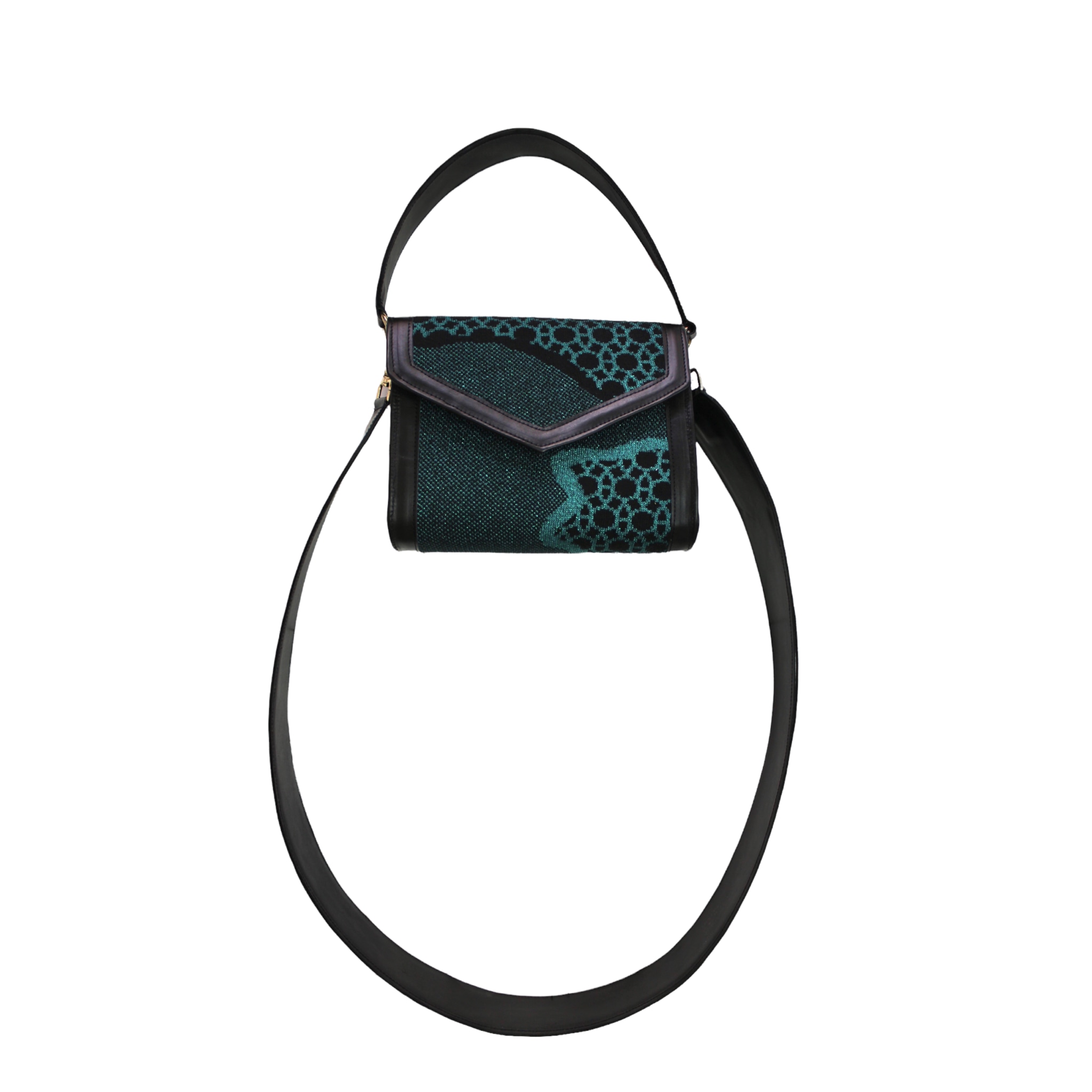 Women’s Green / Black Savanna Mini Shoulder Cross Body Bag Small Maria Aristidou