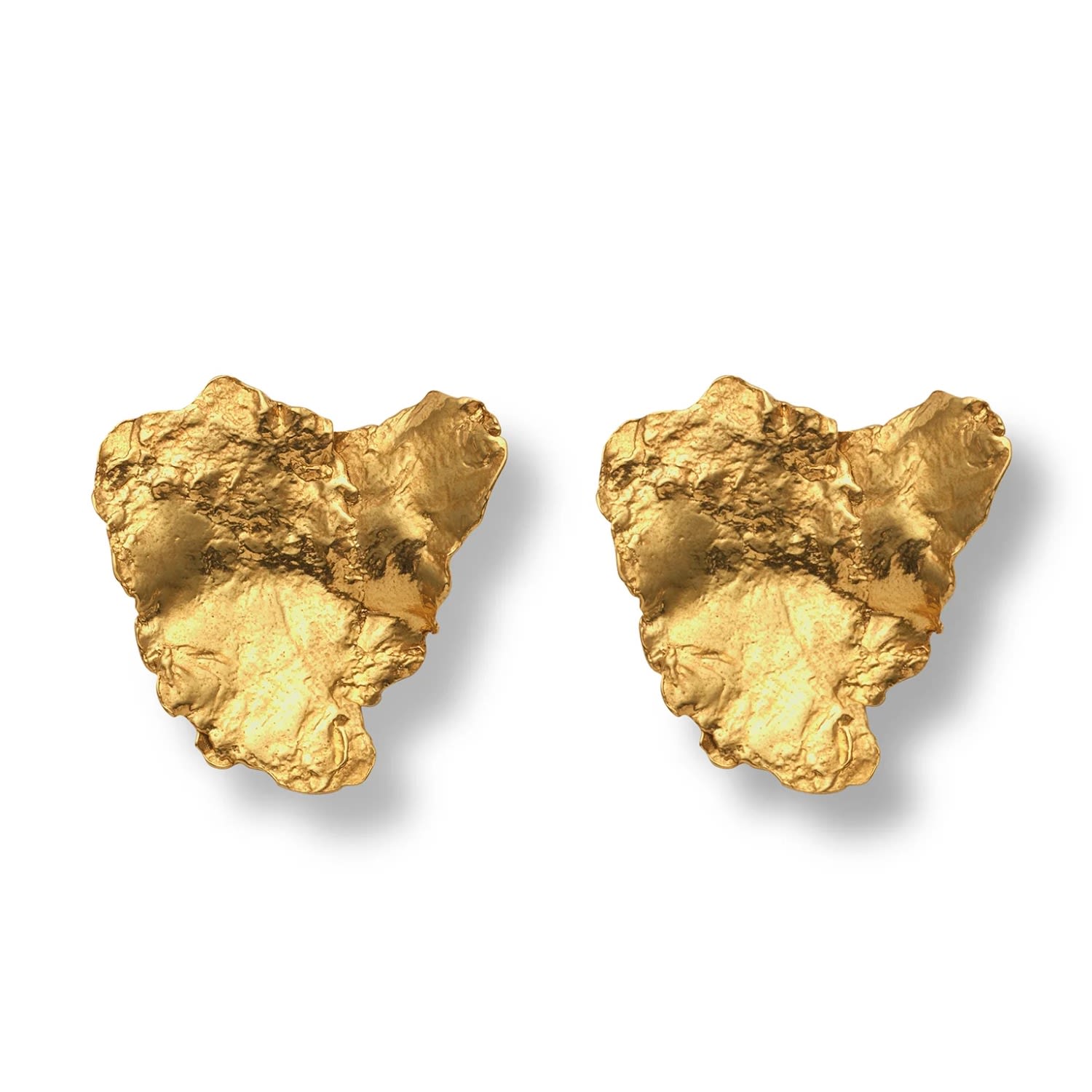 women's artemis earrings gold eva remenyi
