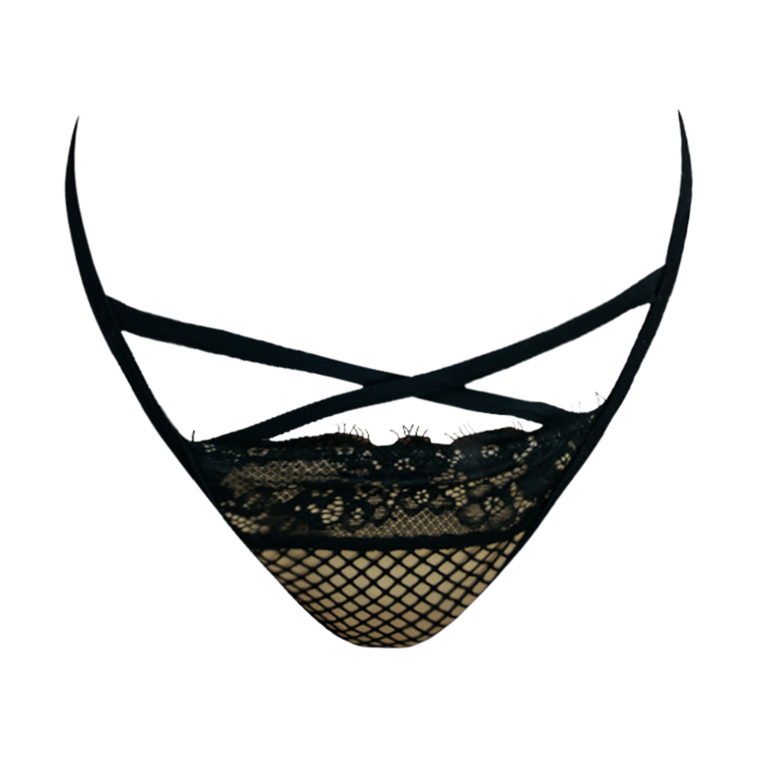 Ivy Swimwear Women's Lucy In Black Lace Bikini Bottoms