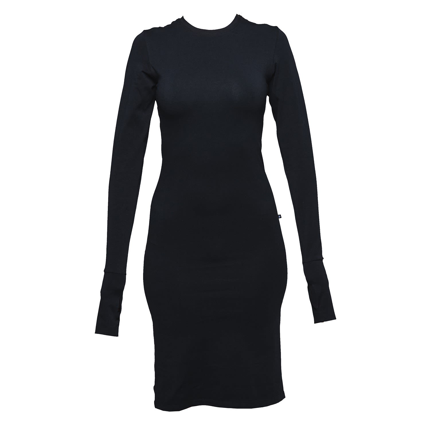 black tight dress long sleeve