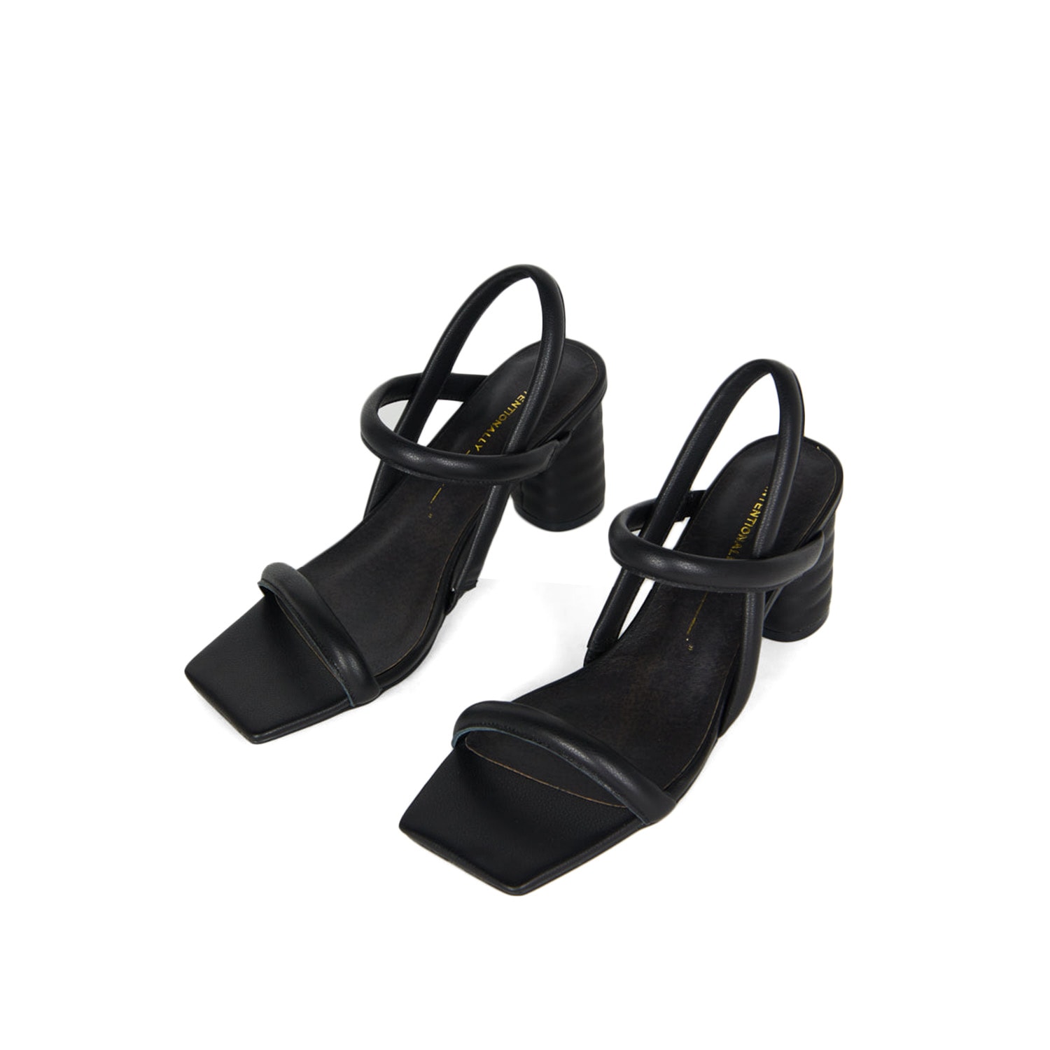 Intentionally Blank Women's Kifton Leather Heel-black In Black
