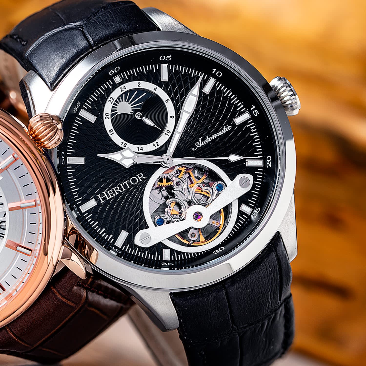 Heritor automatic top men's gregory watch