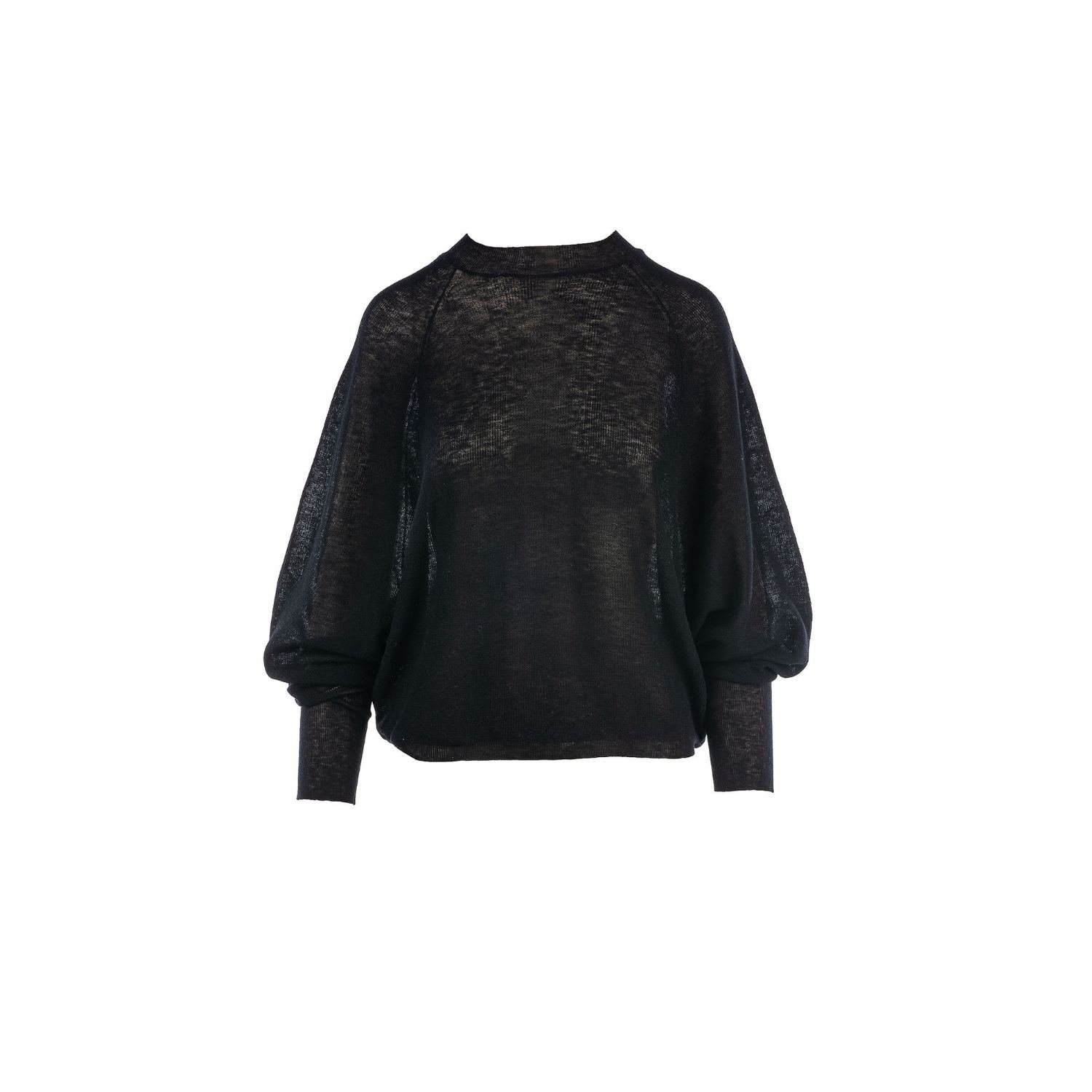 Mammu Couture Women's Black Sweater Kathy Bat In Black