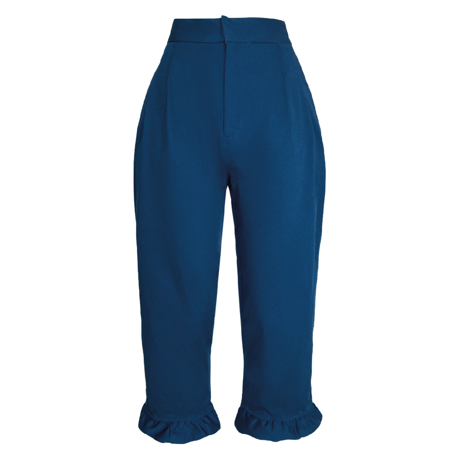 Women’s Blue Party Pants; For The Frill Of It Xs