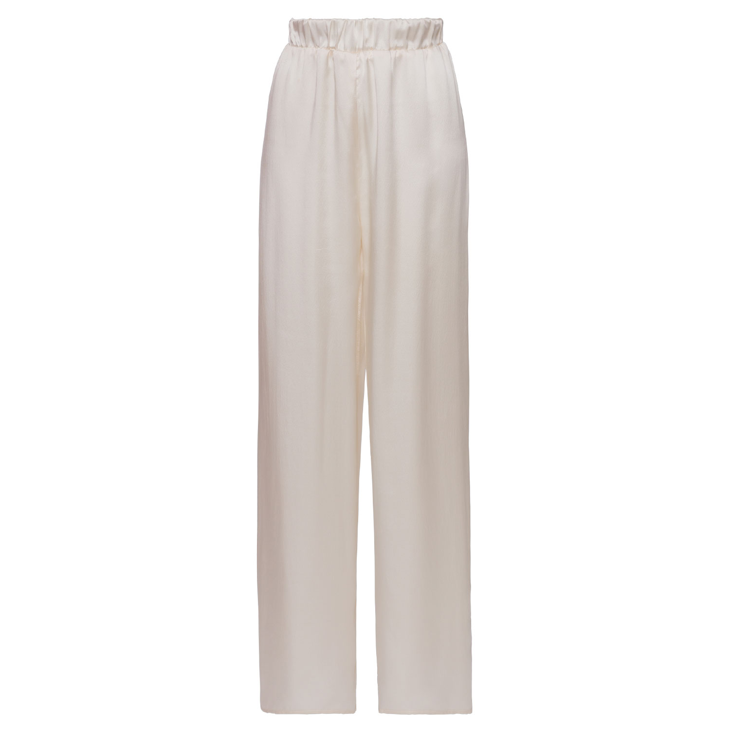 Anse Victorin Women's Emma Silk Pants - Cream White In White