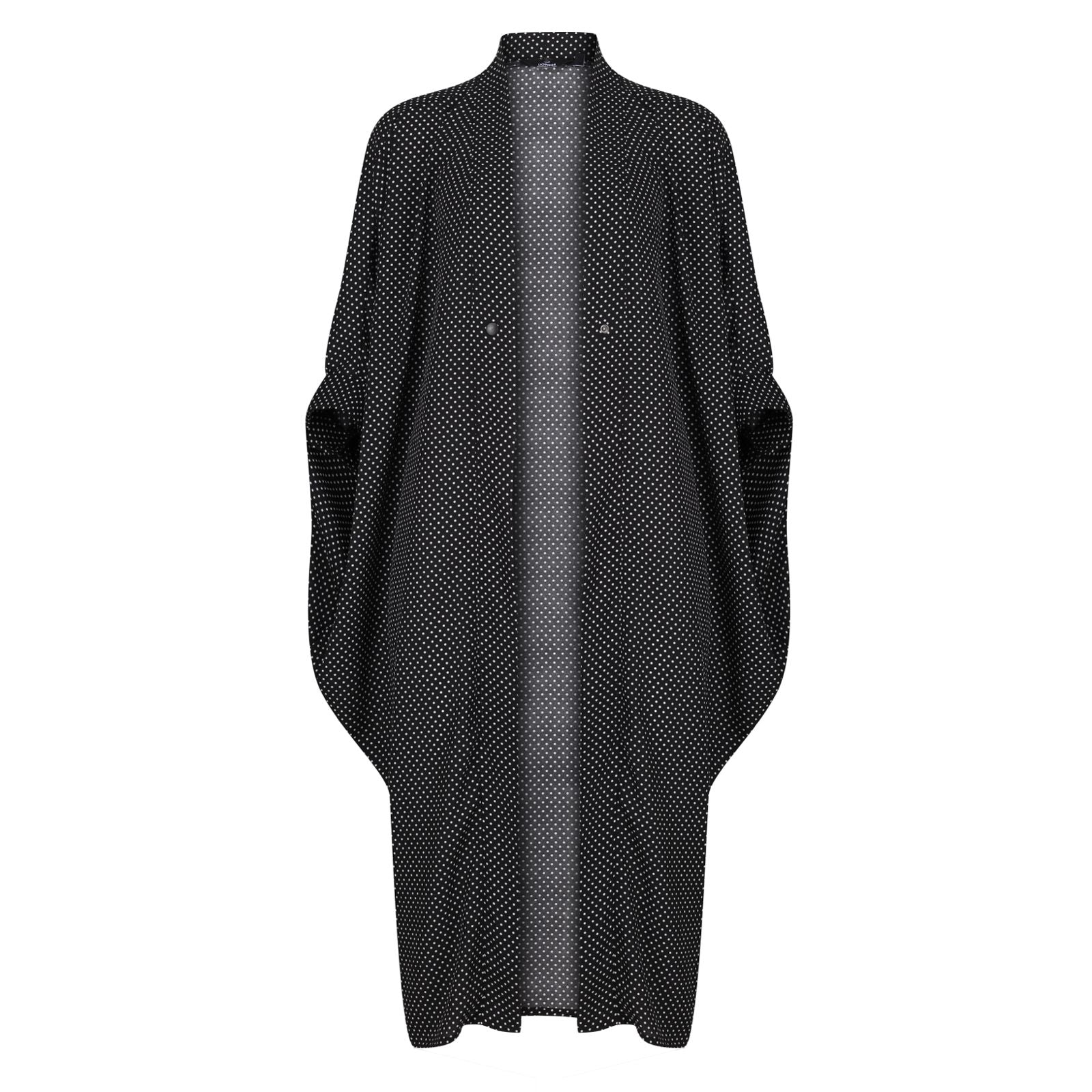 Lioness By Tf Women's Black Polka Dot Kimono Jacket In Black