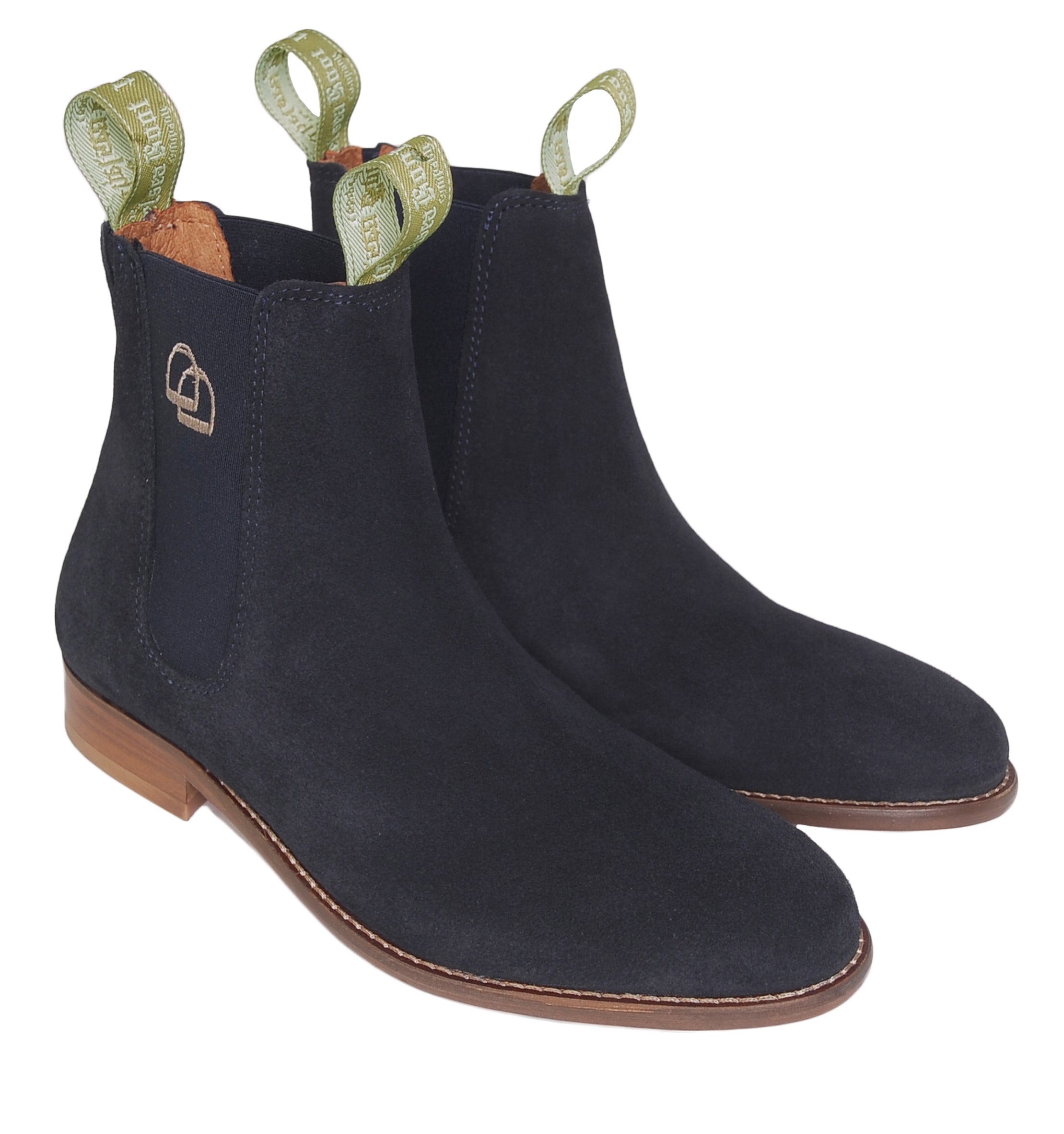 The Chelsea Boot Co Est. 1851 Blue Women's Original Chelsea Boot In Dk Navy Suede In Blue
