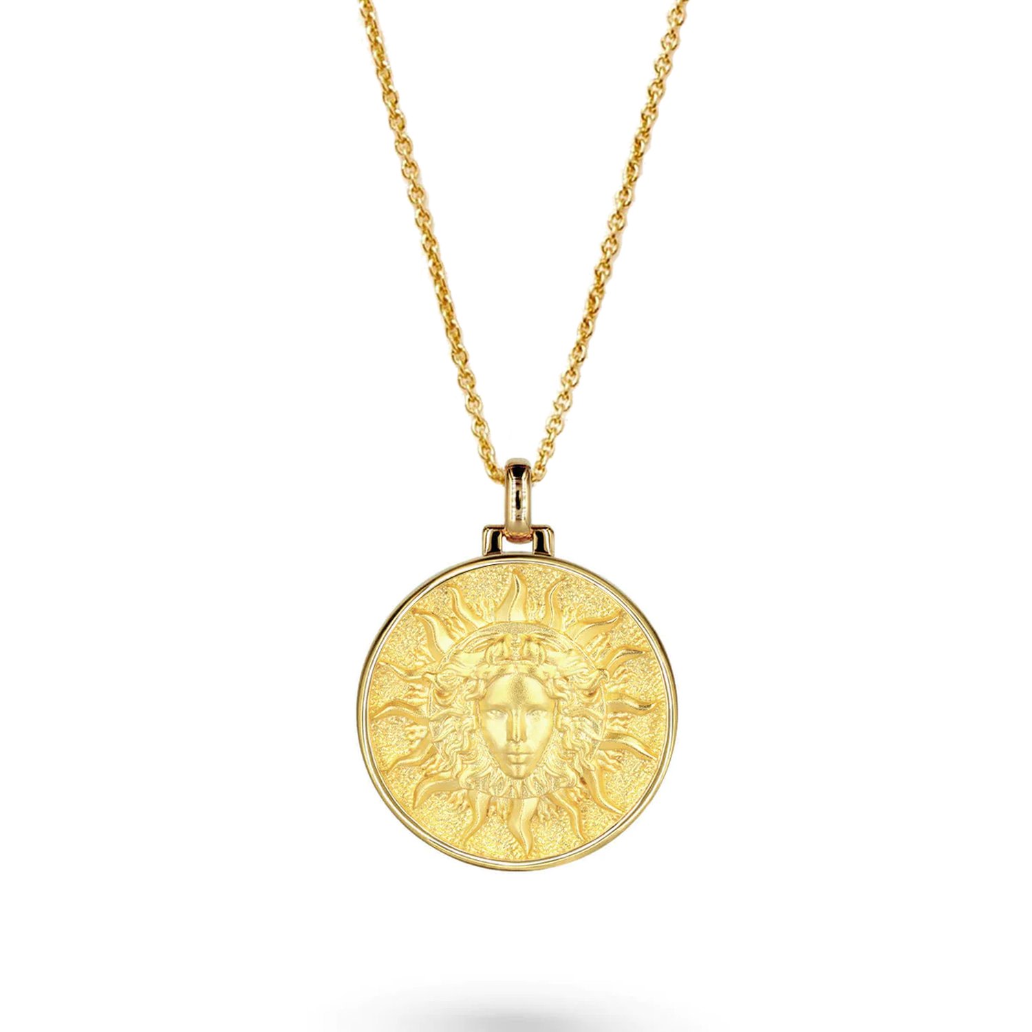 Vermaye Switzerland Women's Gold Sol Necklace Vermeil Cablechain