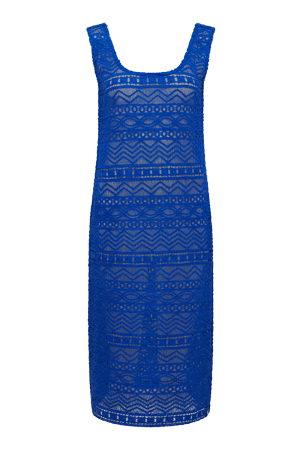 Shop Komodo Women's Lago - Organic Cotton Dress Sapphire Blue