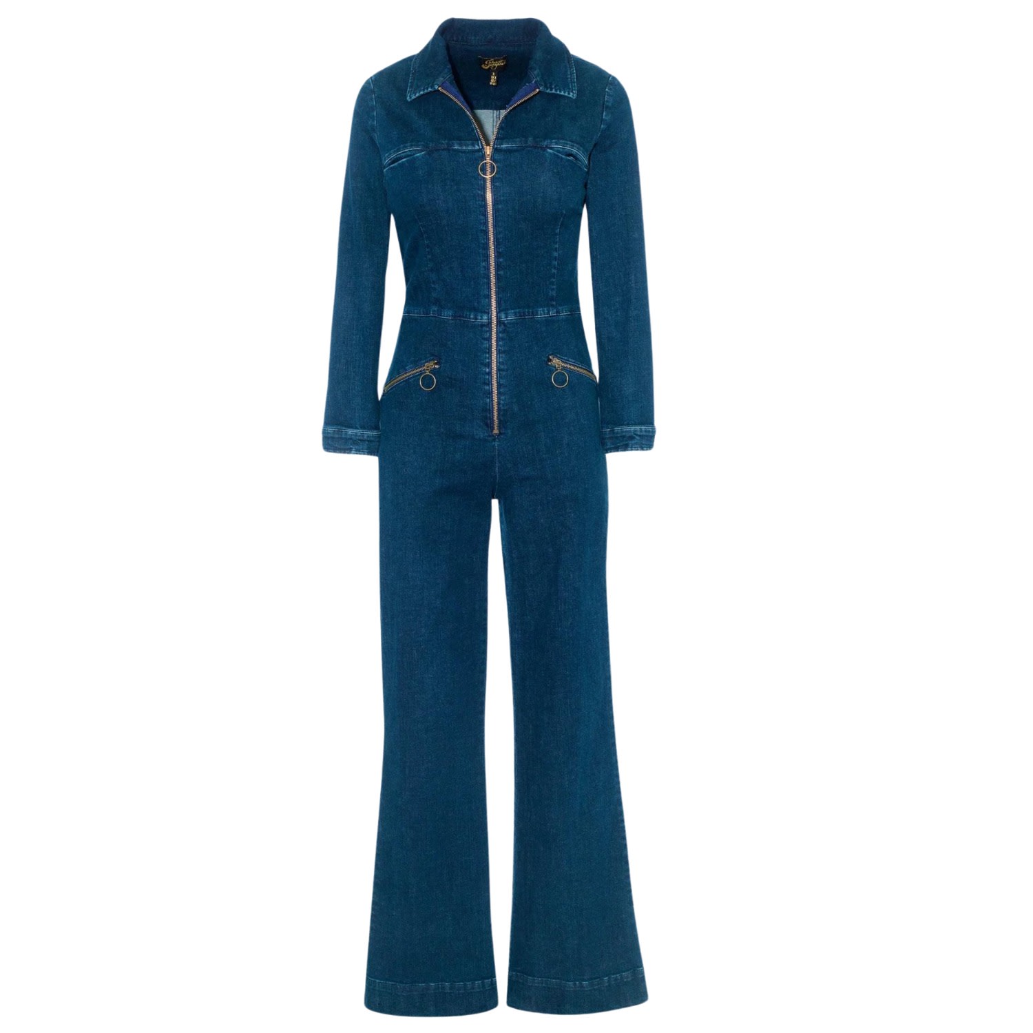 Women’s Blue Ruby Denim Jumpsuit Extra Small Rock the Jumpsuit