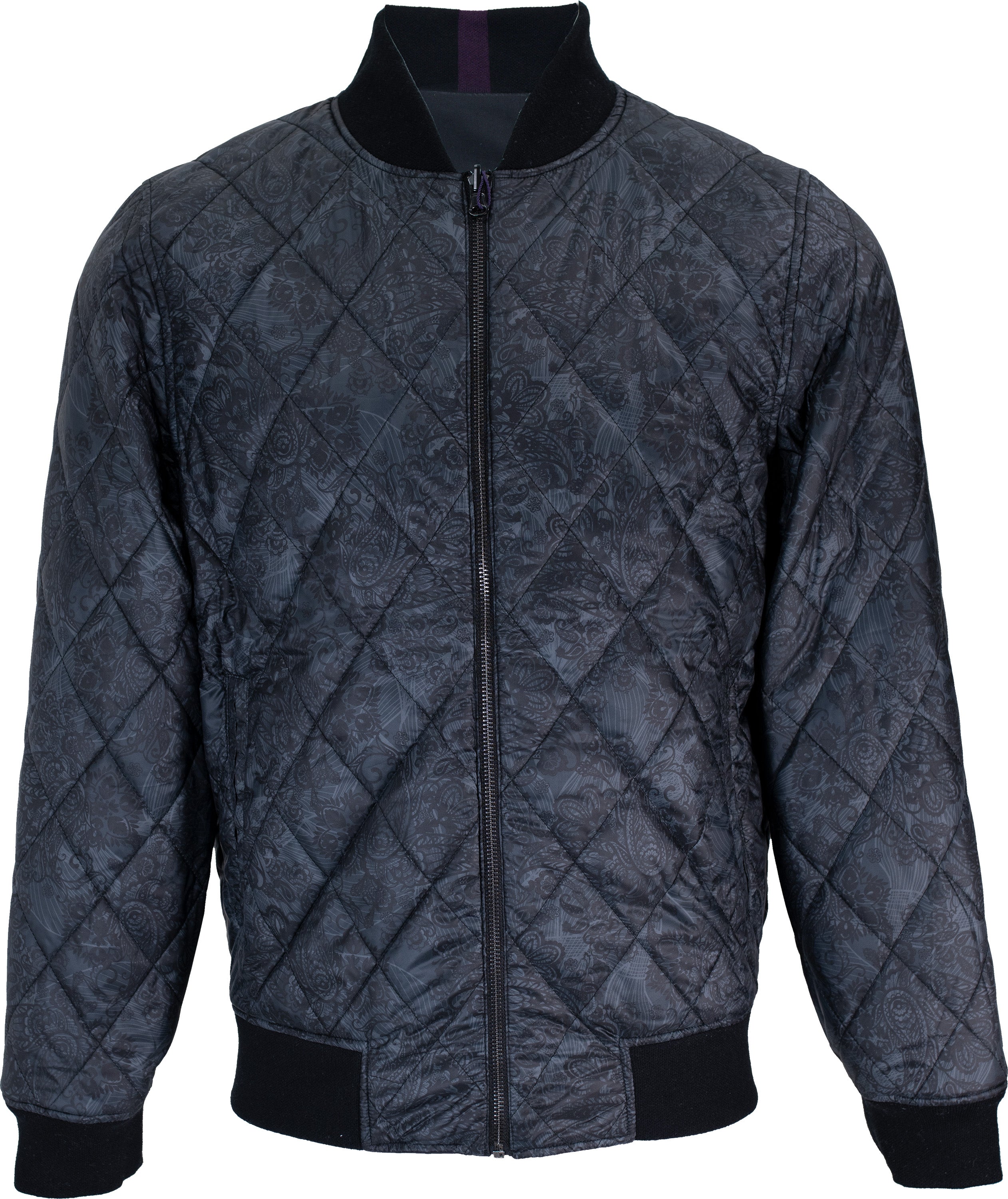 Men’s Black / Grey Ron Reversible Bomber Jacket In Black Small Lords of Harlech