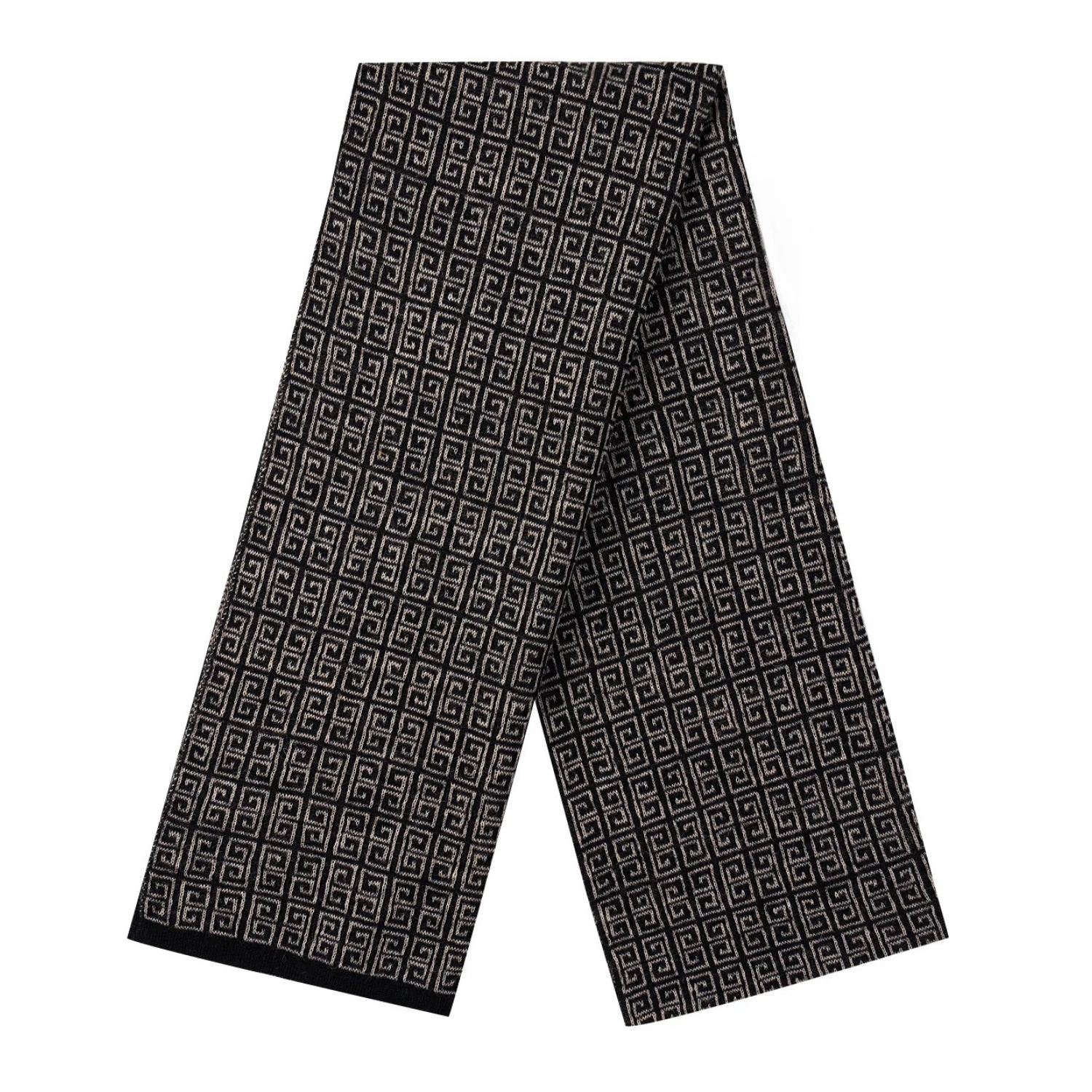Mohair&angora Mohair Men Shawl Athena Black