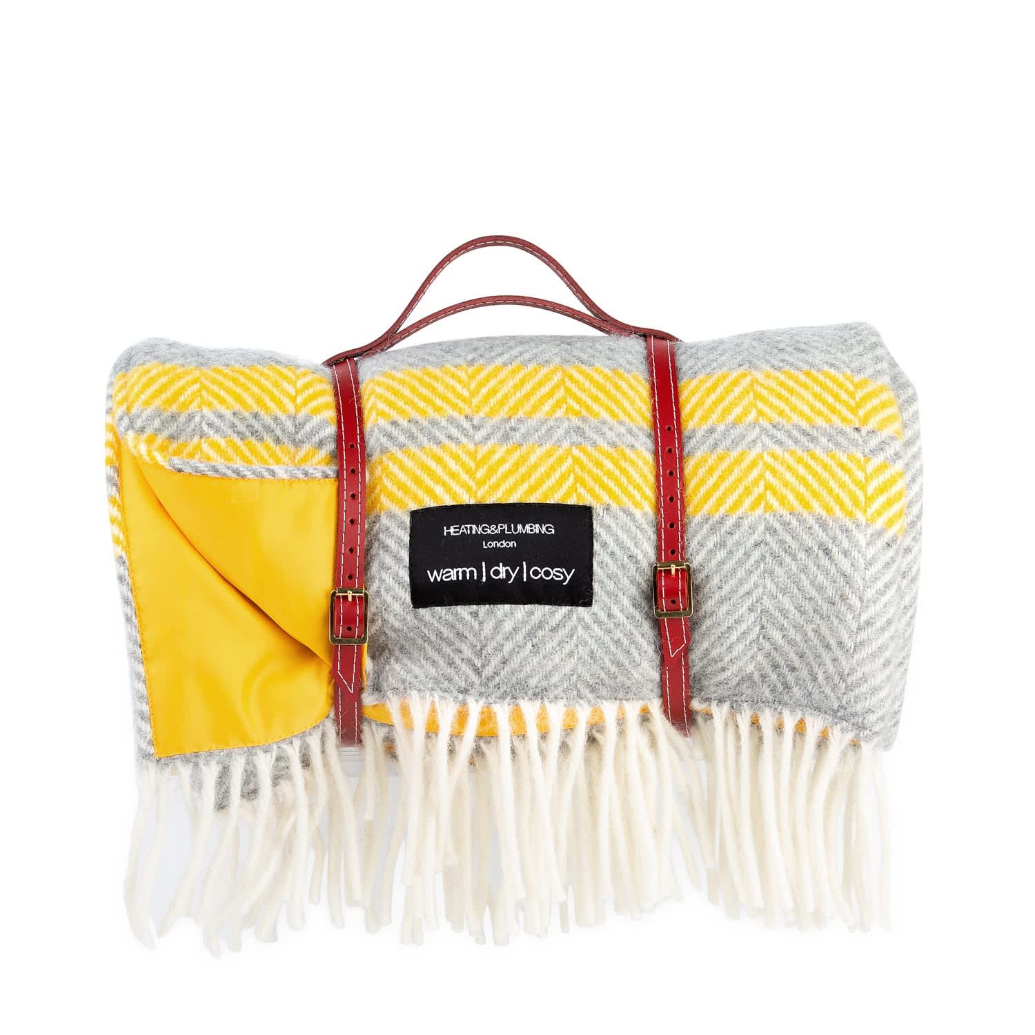 yellow picnic blanket