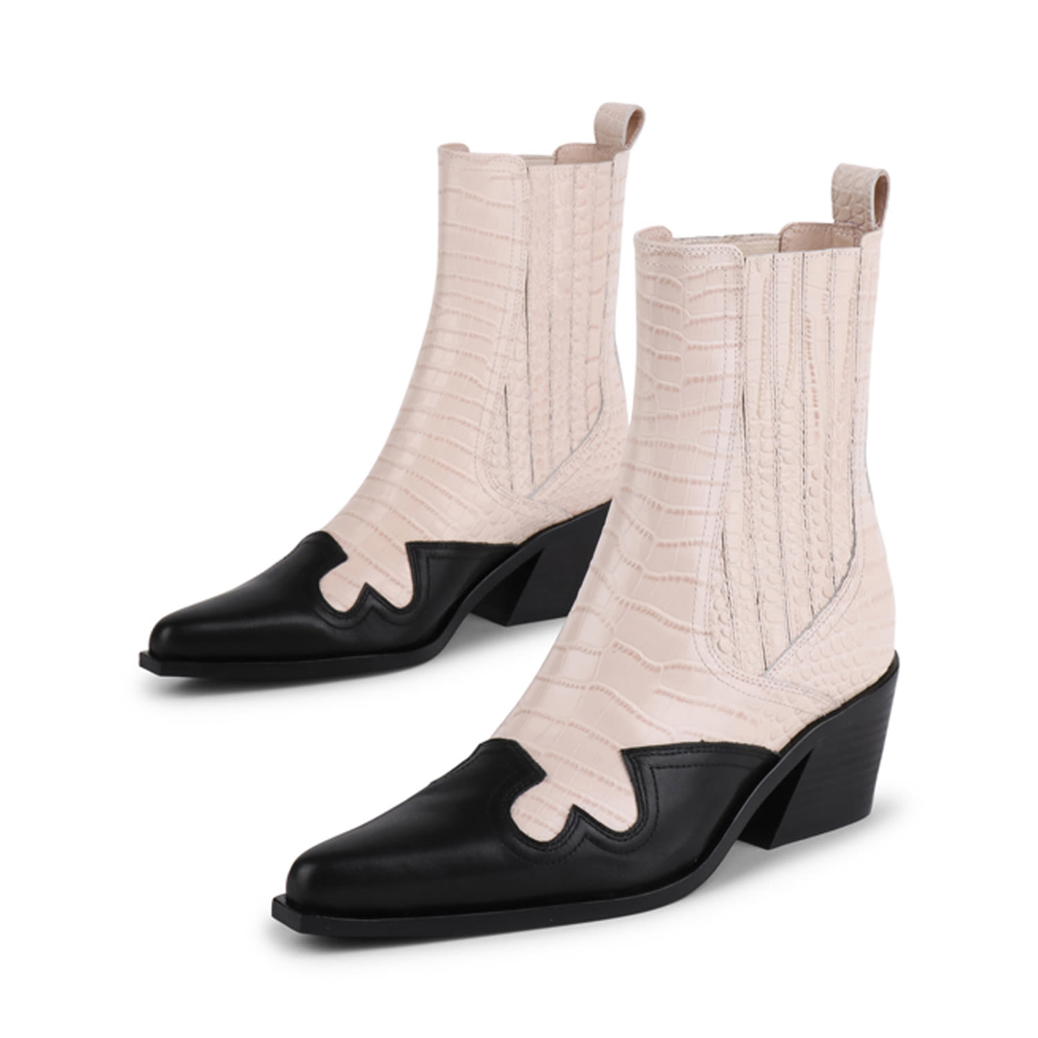 Intentionally Blank Women's Houston Croc Western Boot-multicolor In Multi