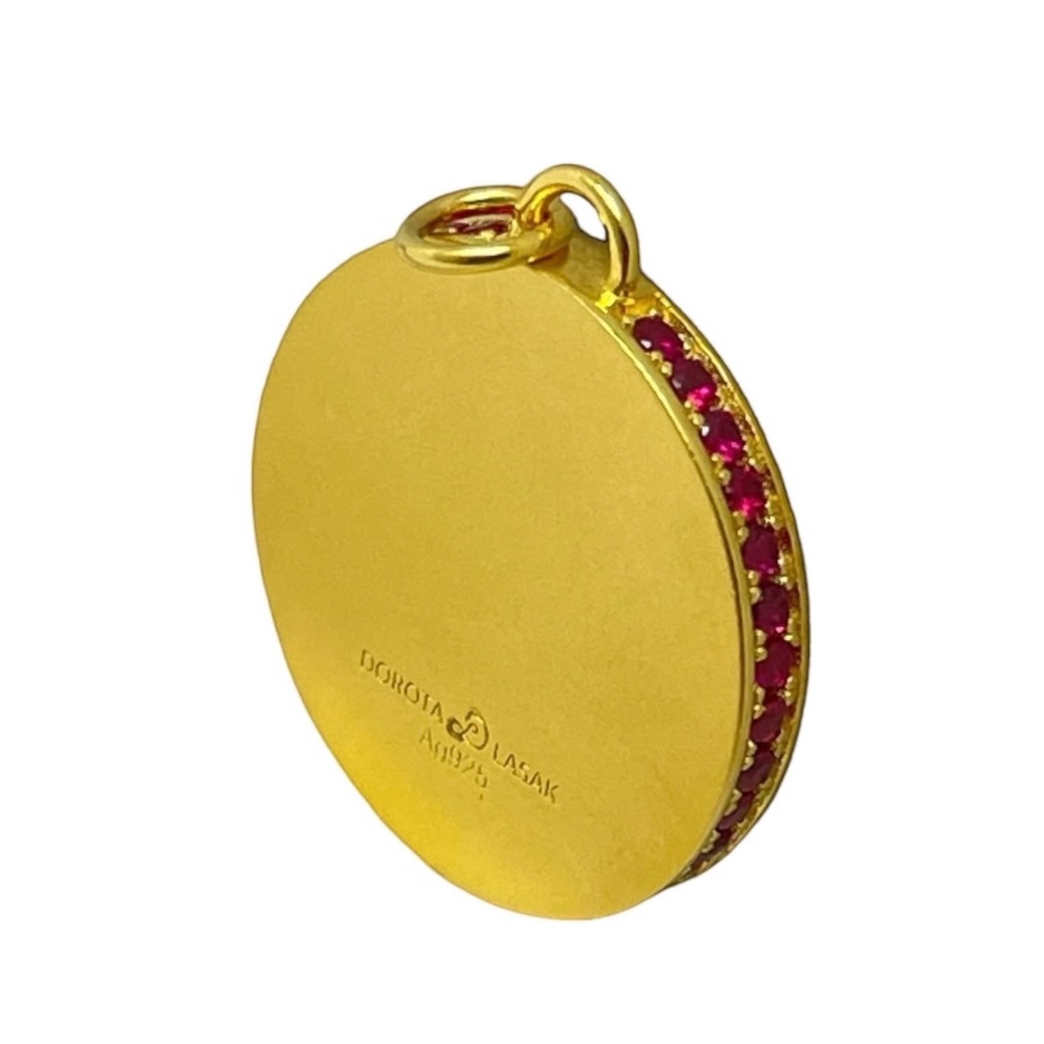 Dorota Lasak Women's Gold / Pink Sweet Blood Gold Vermeil Charm In Multi