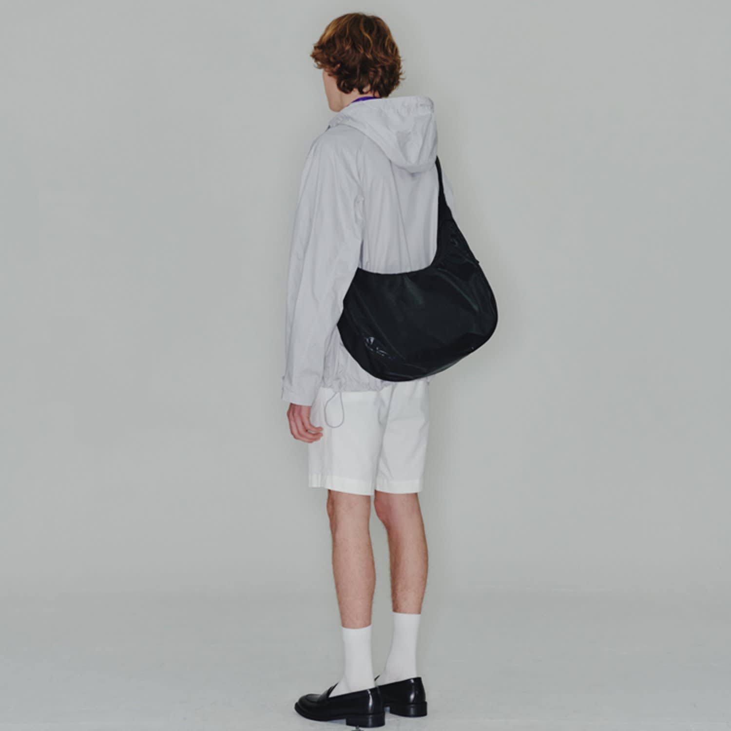 ☆HAH ARCHIVE☆ AP Edition Crescent Coated Hobo Bag Black S# After Pray Edition] Crescent Coated Hobo Bag S (Black) - HAH