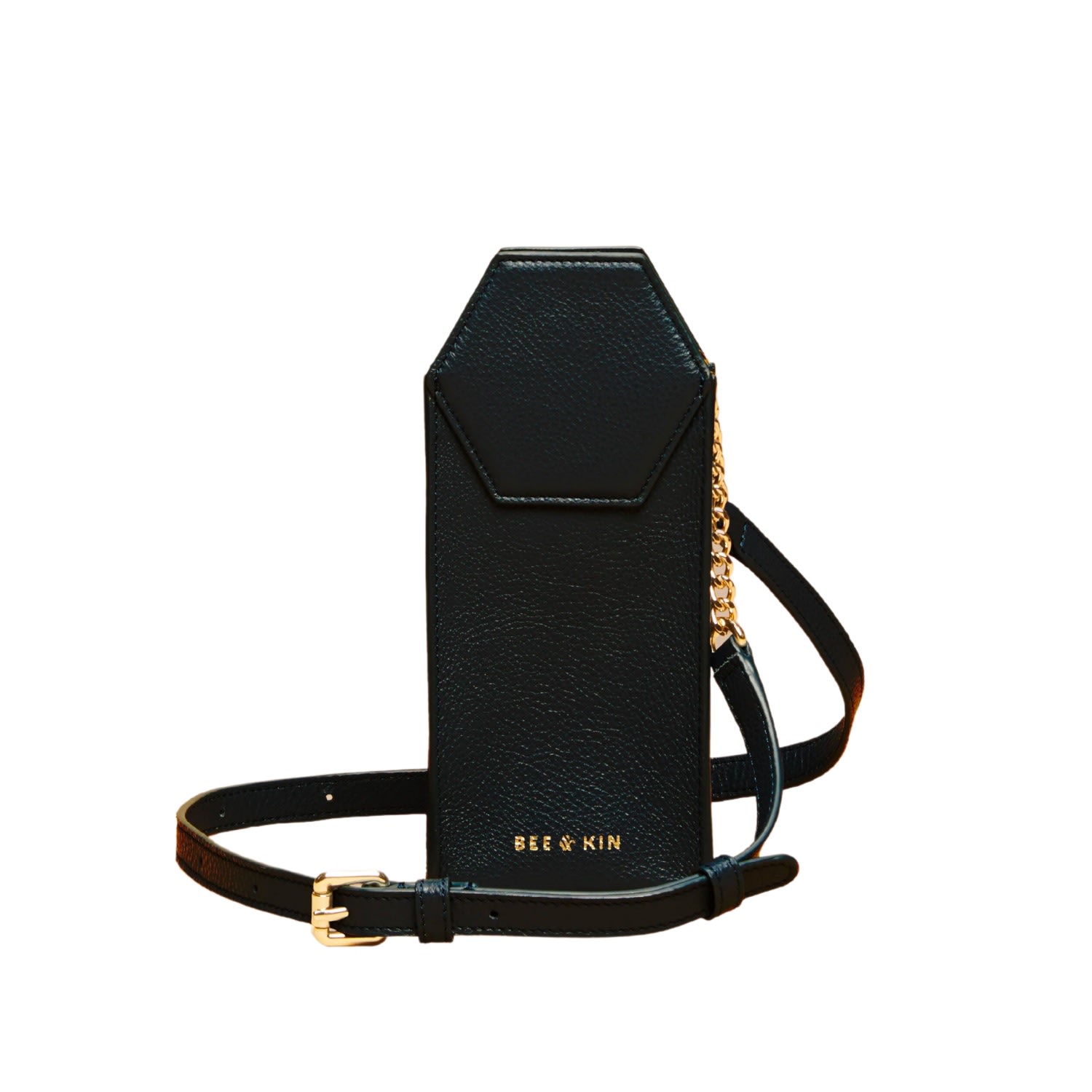 The Micro Crossbody Phone Bag In Black Bee & Kin