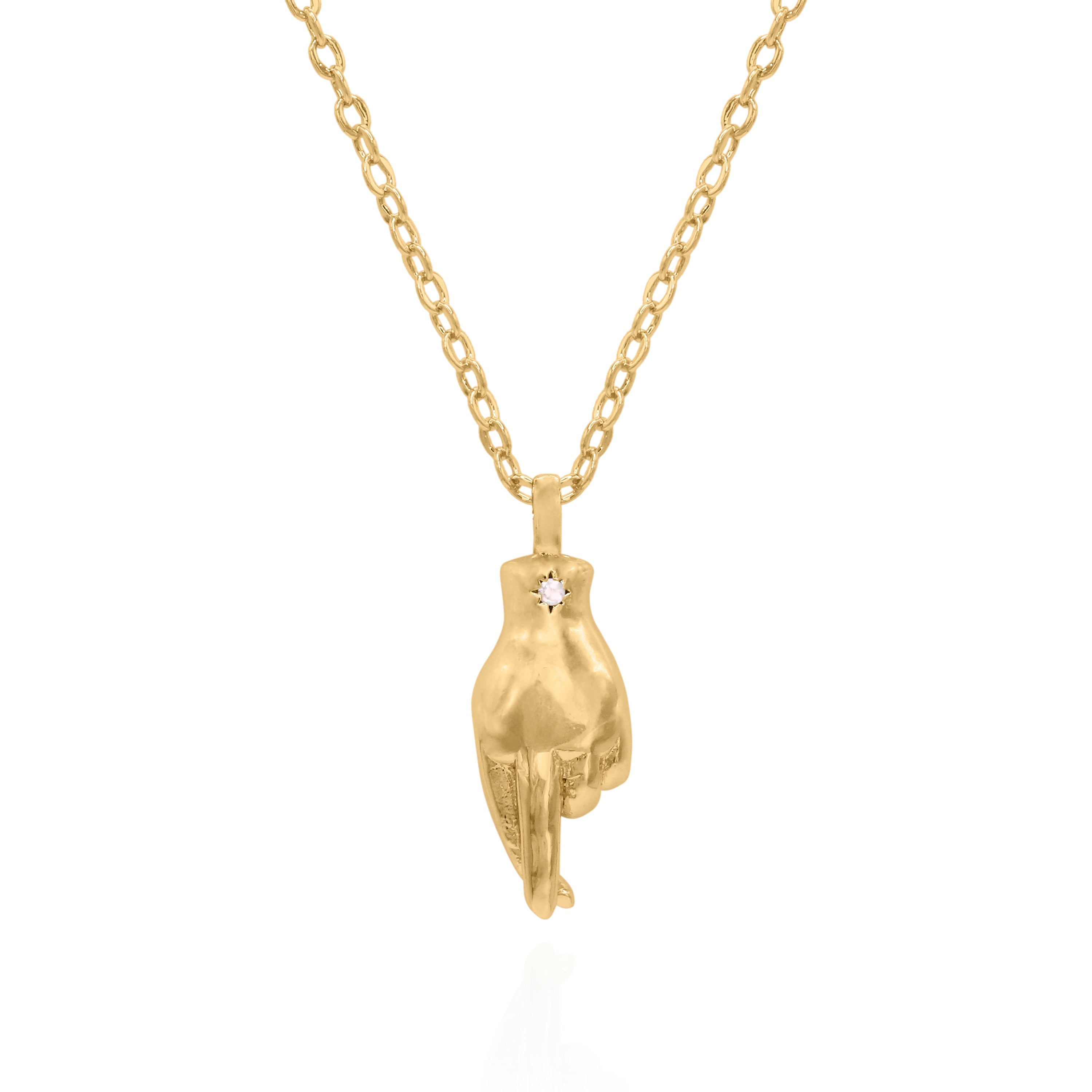 Luna Charles Women's Billie Fingers Crossed Necklace