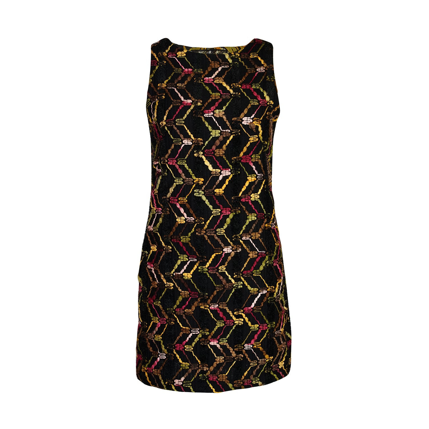 Women's Black Penelope Mini Dress In Berry Boucle | Large | Jennafer Grace