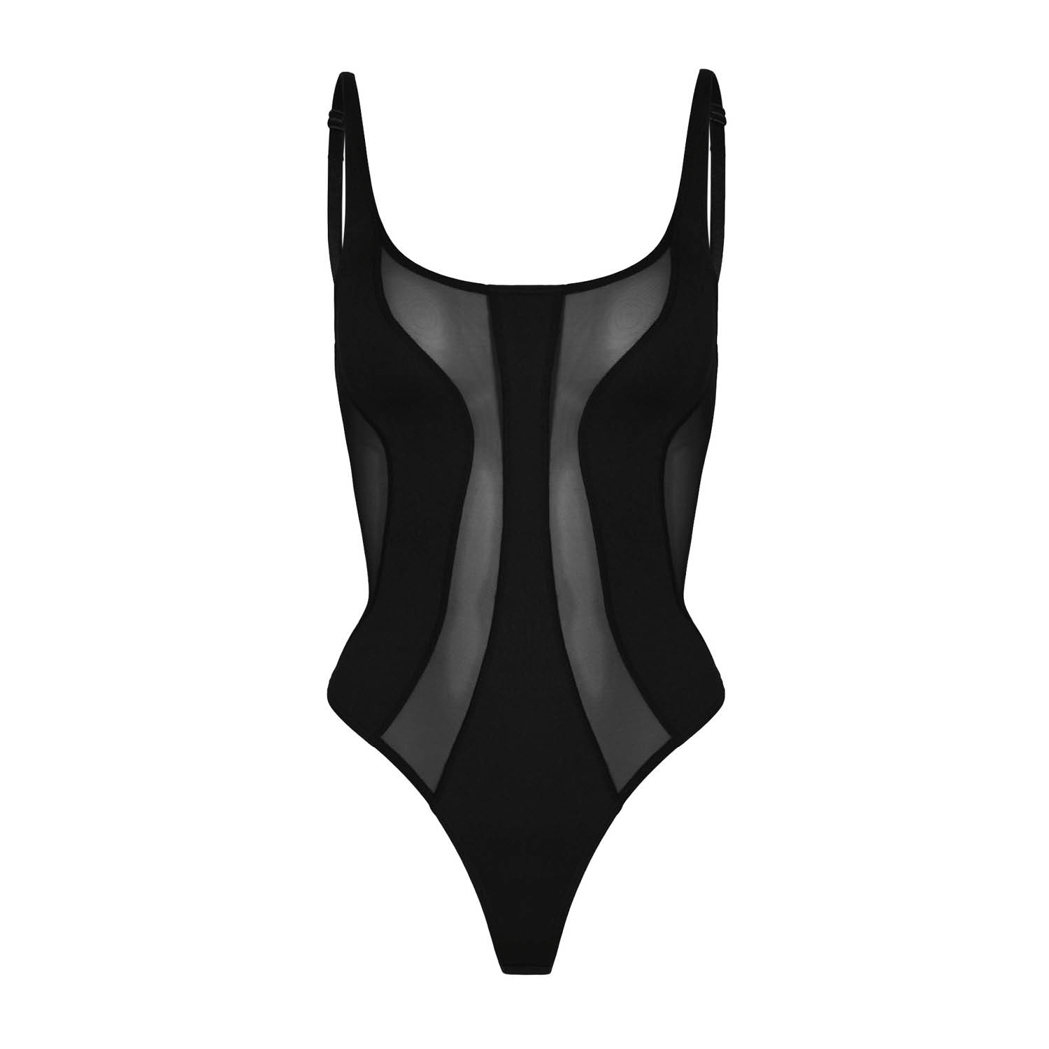 Ow Collection Twist Bodysuit In Black