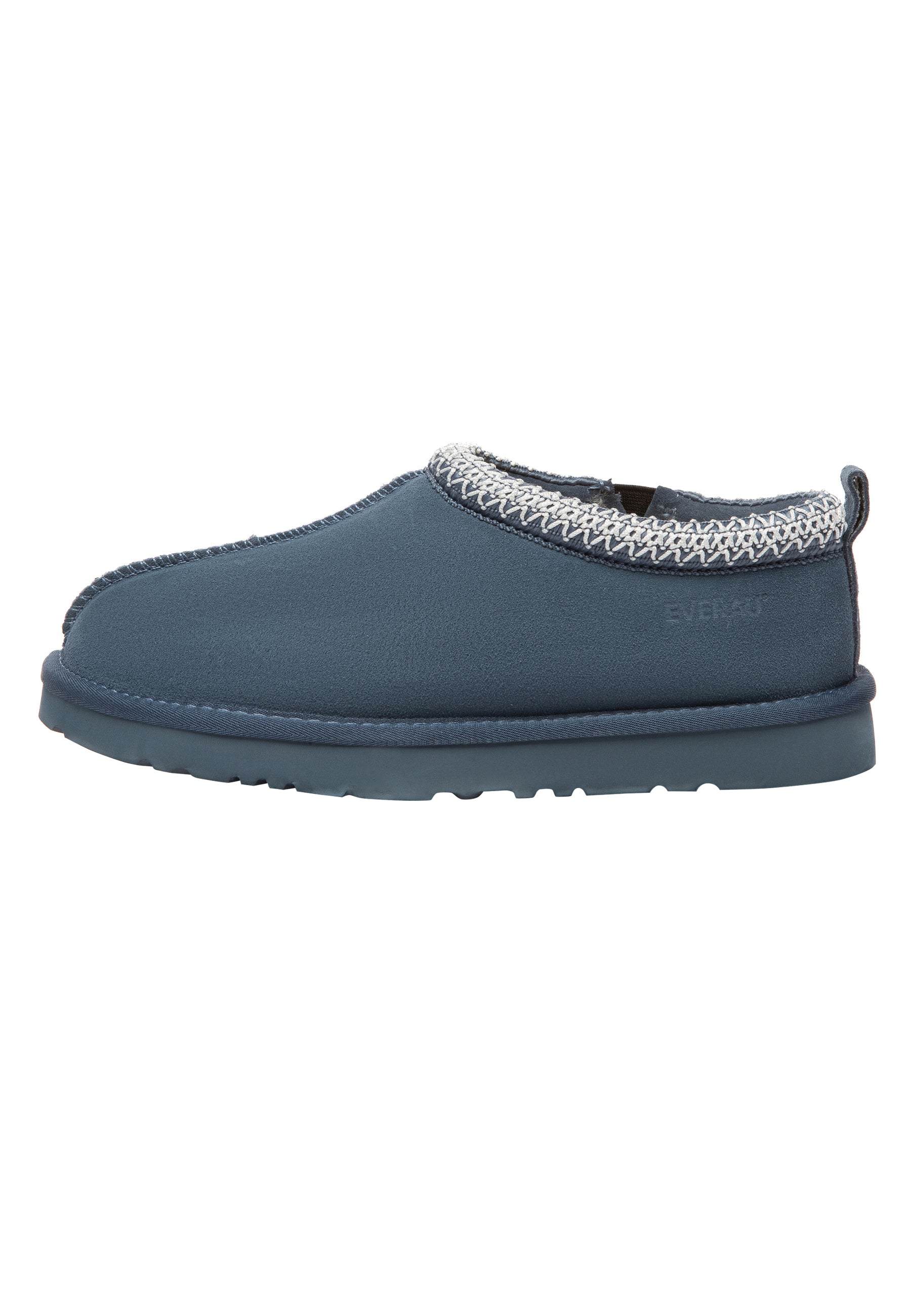 Everau Australia Women's Wigeon Leather Slippers In Denim Blue