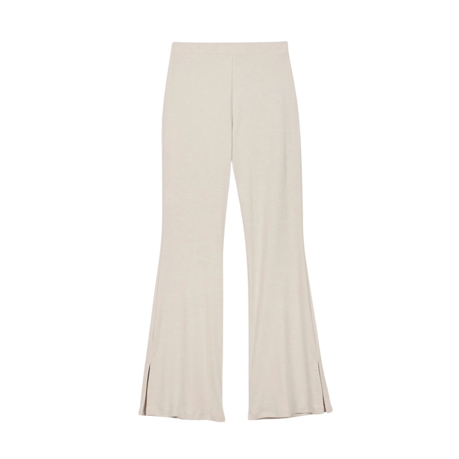 Dal The Label Women's Neutrals Wool Blend Knit Pants