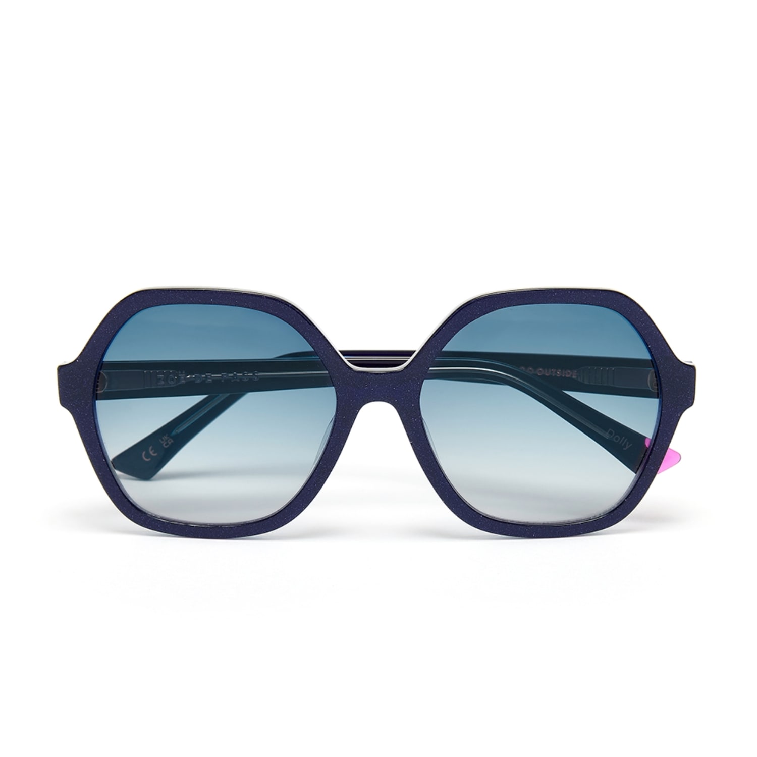 Zoë De Pass Eyewear Women's Blue Dolly Navy Shimmer