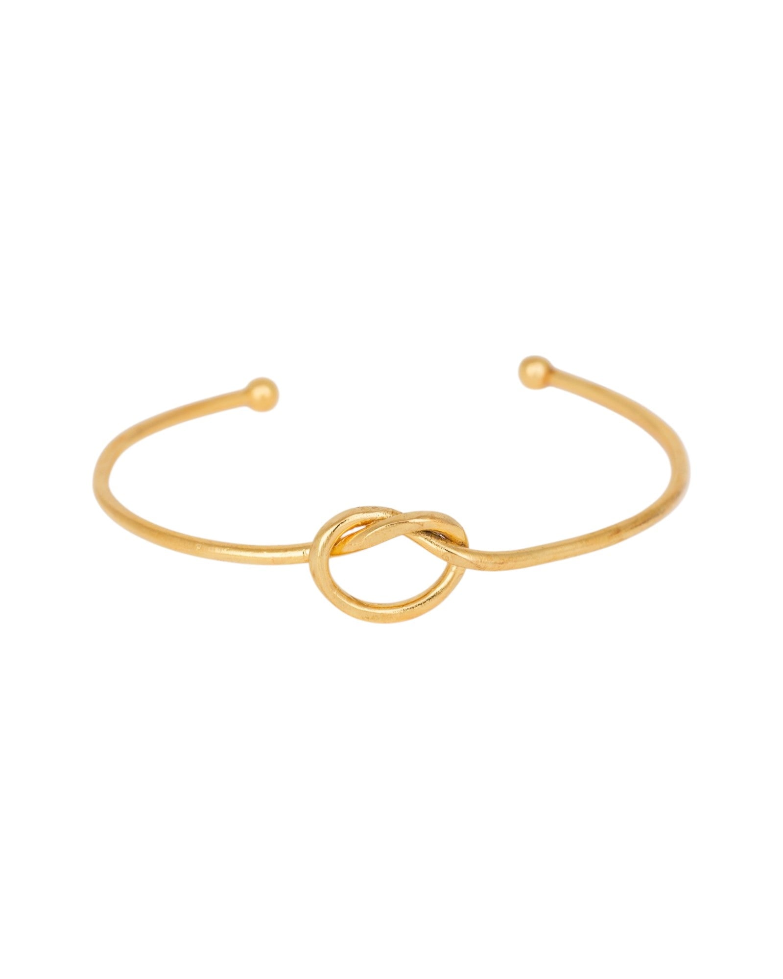 Kybele Studio Women's Gold Eternal Bond Knot Bangle