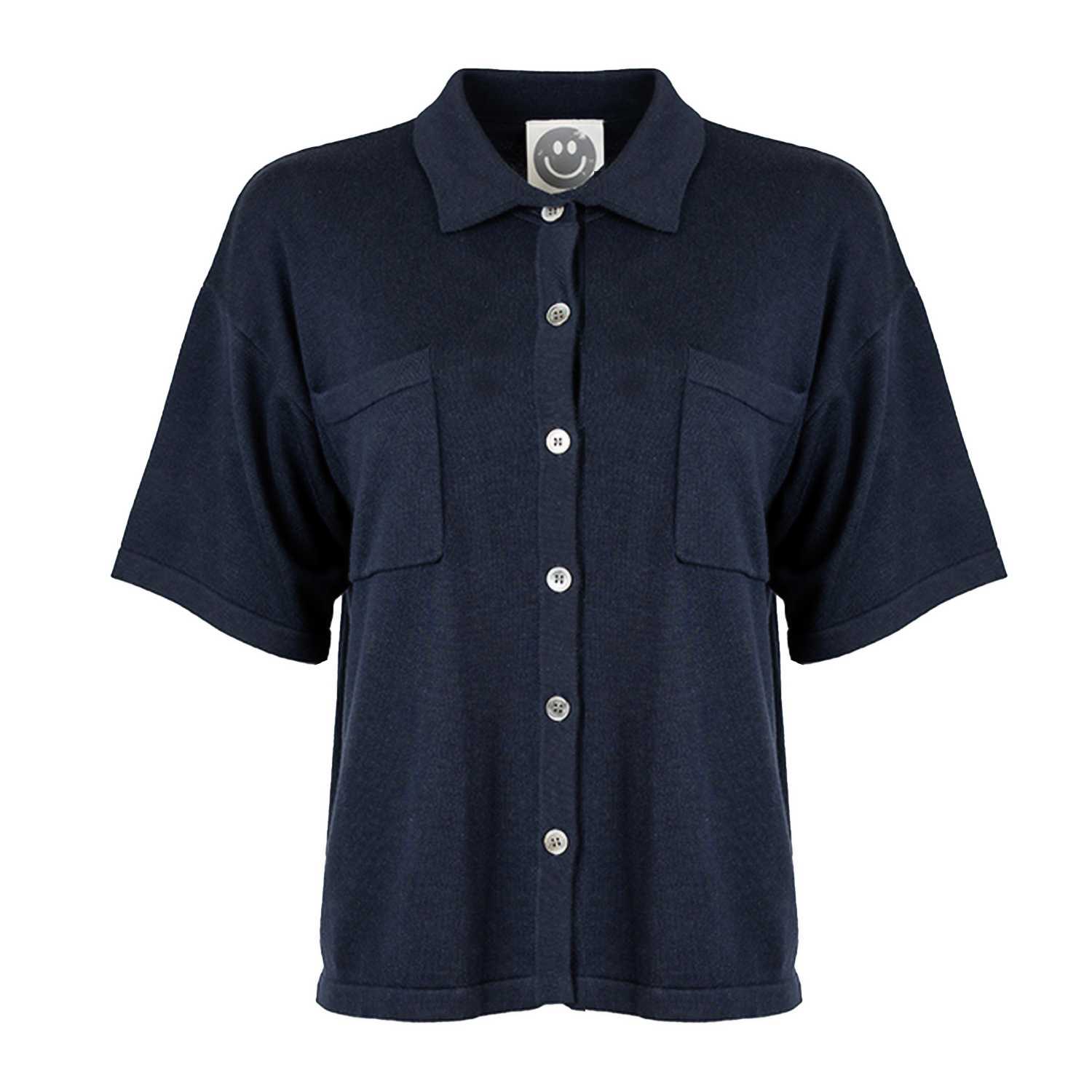 Silk Cashmere Side Tie Knit Vest - Navy | Zenzee | Wolf & Badger