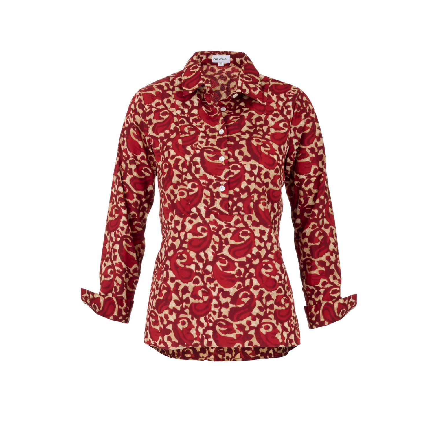 Women’s Red Soho Shirt Copper Swirl XXL At Last...