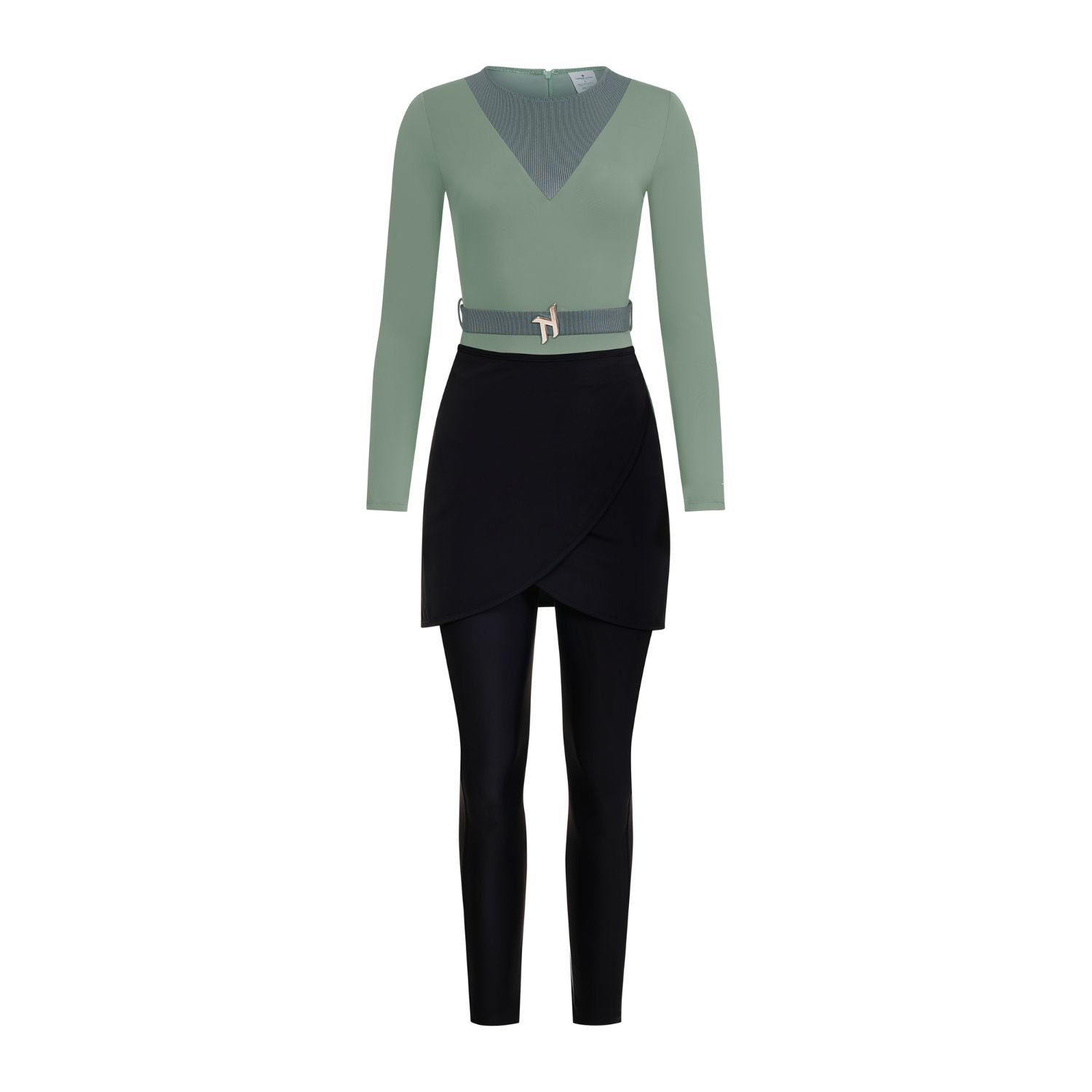 Turana Atash London Women's Green Maraya Set In Sage In Green
