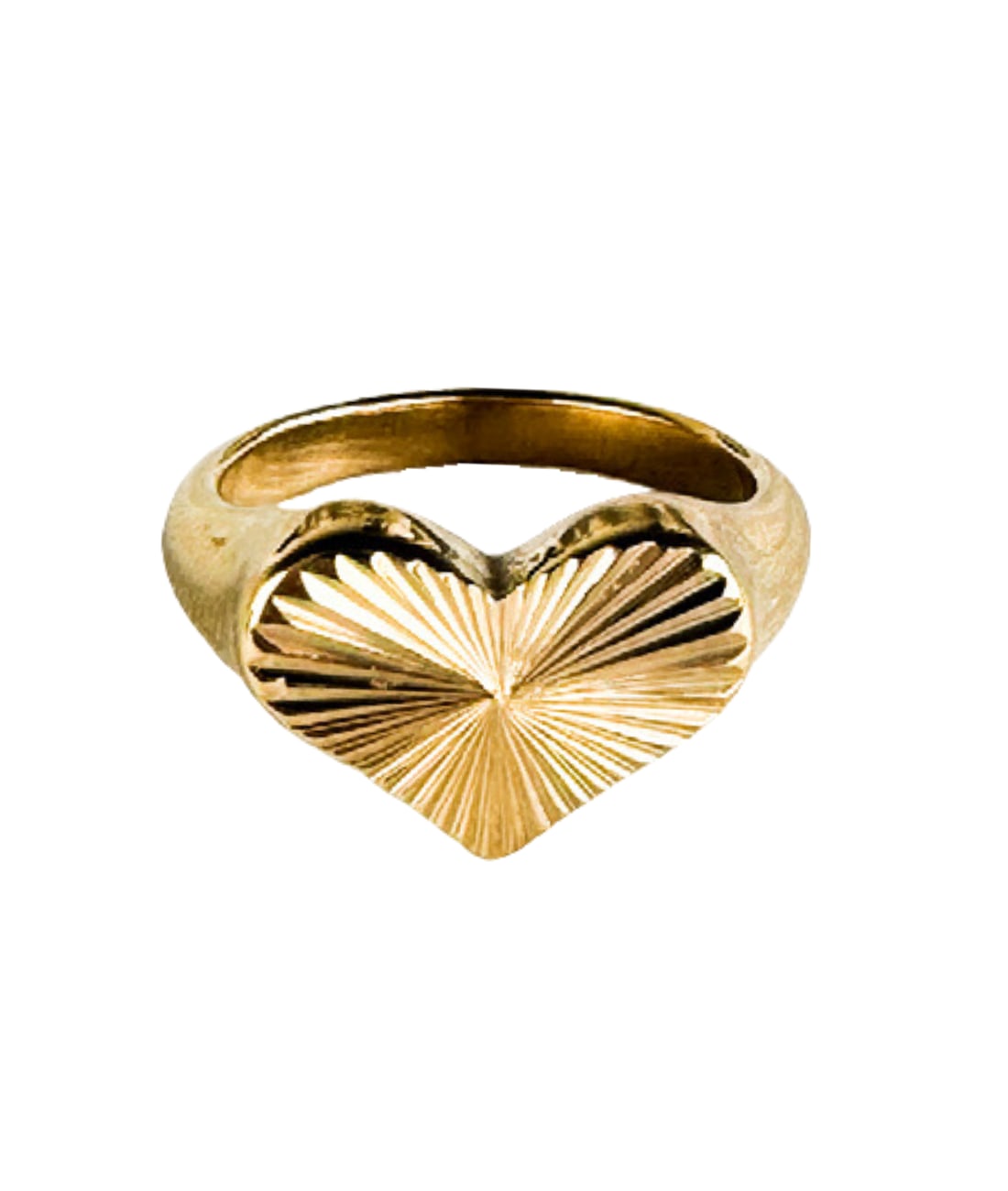 Adriana Pappas Designs Women's Gold Heart Ring In Gold