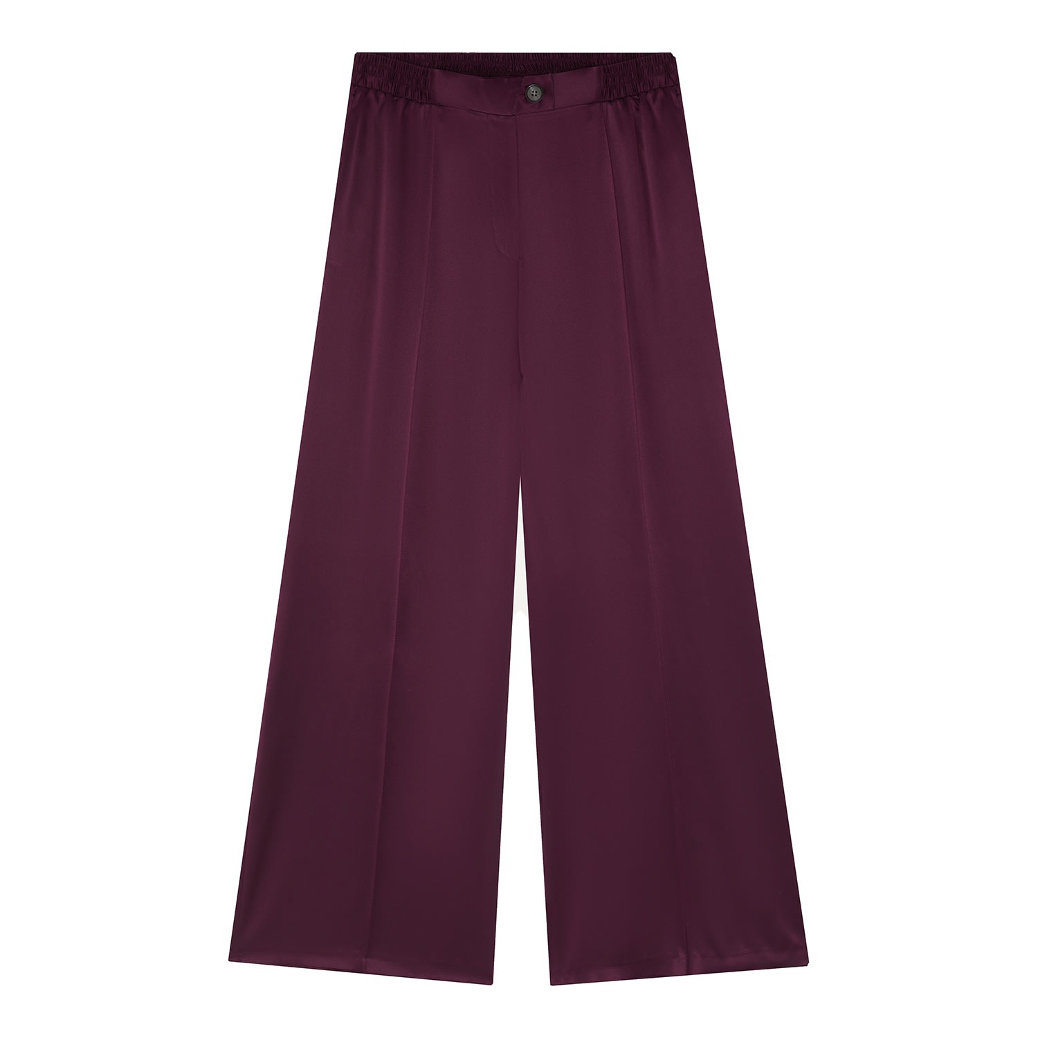 Women’s Lexi Sports Luxe Silk Trousers - Garnet Extra Small The Summer Edit