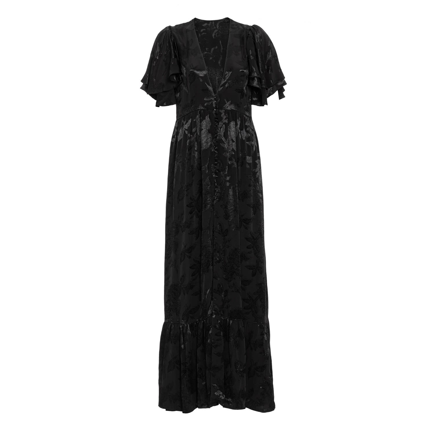 Fickle Hearts Women's Solana Black Maxi Summer Dress In Black