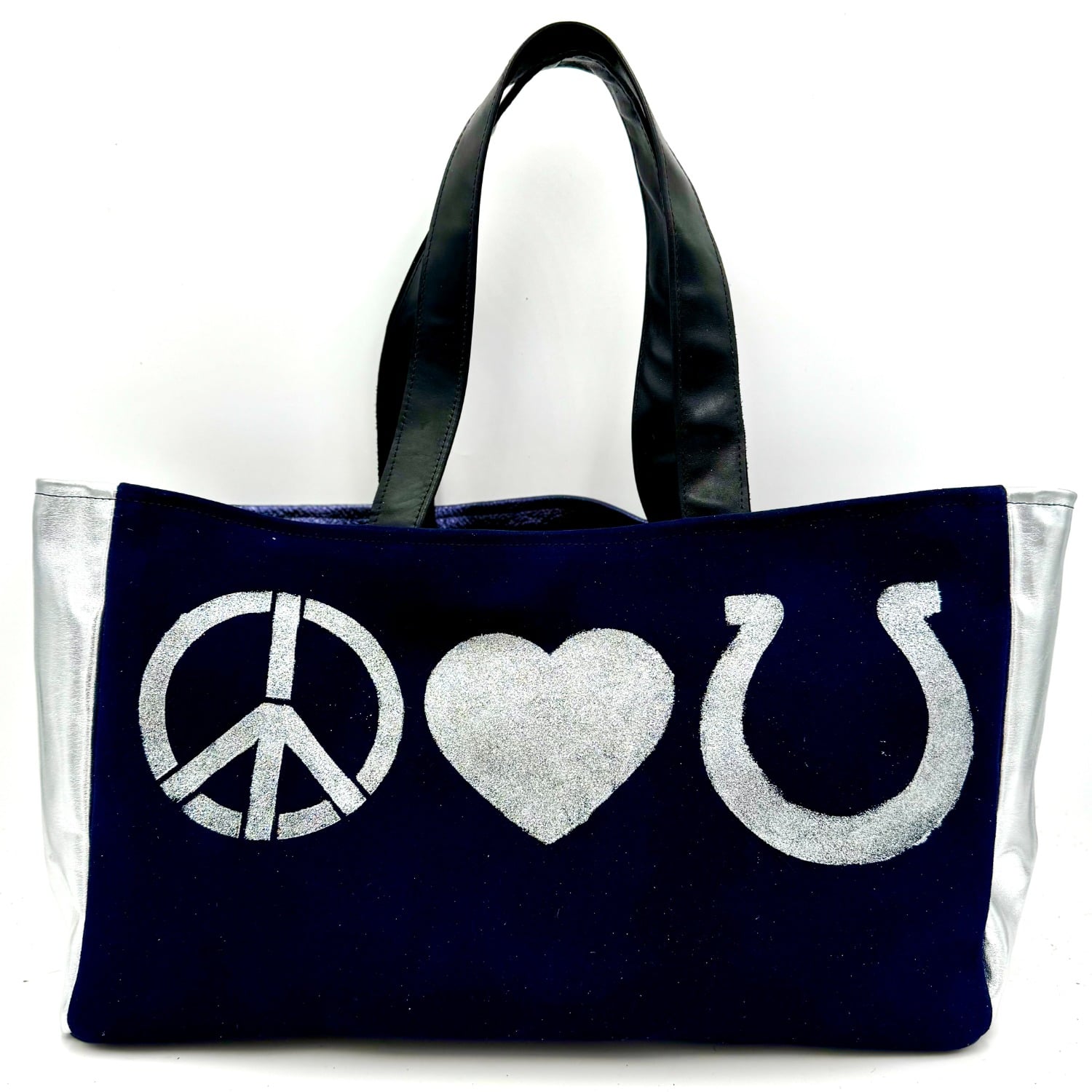 Lynn Tallerico Women's Blue Mahjong Tote In Navy In Blue