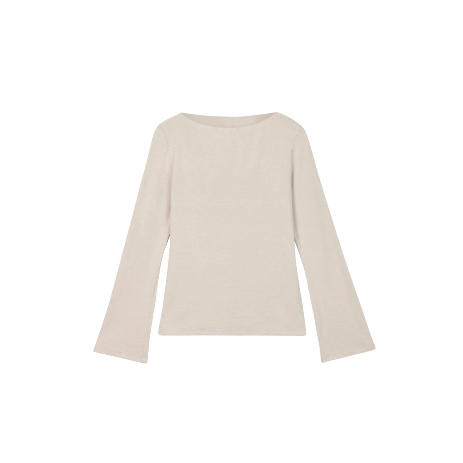 Dal The Label Women's Neutrals Wool Blend Knit Sweater Oat
