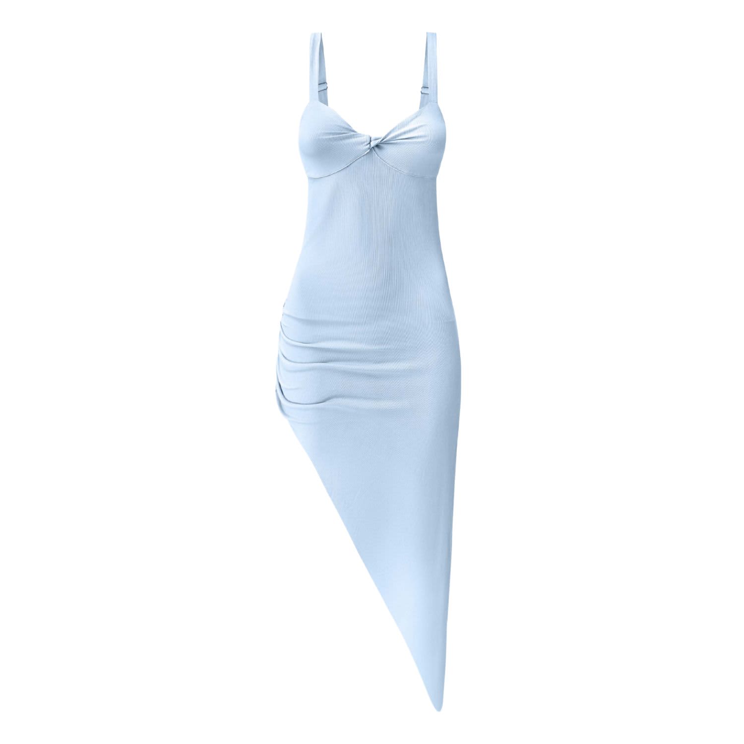 OW Collection | Alexis Midi Dress | Ash Blue Ash Blue / M