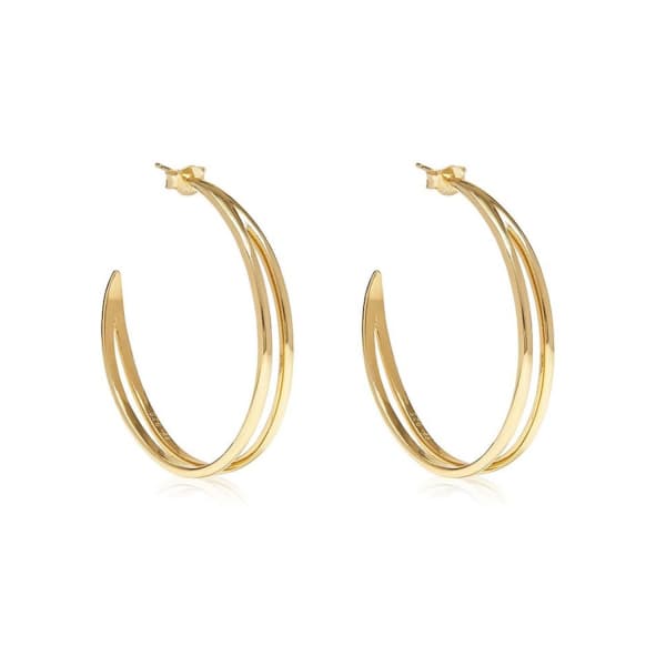 EDGE OF EMBER Converge Gold Hoops