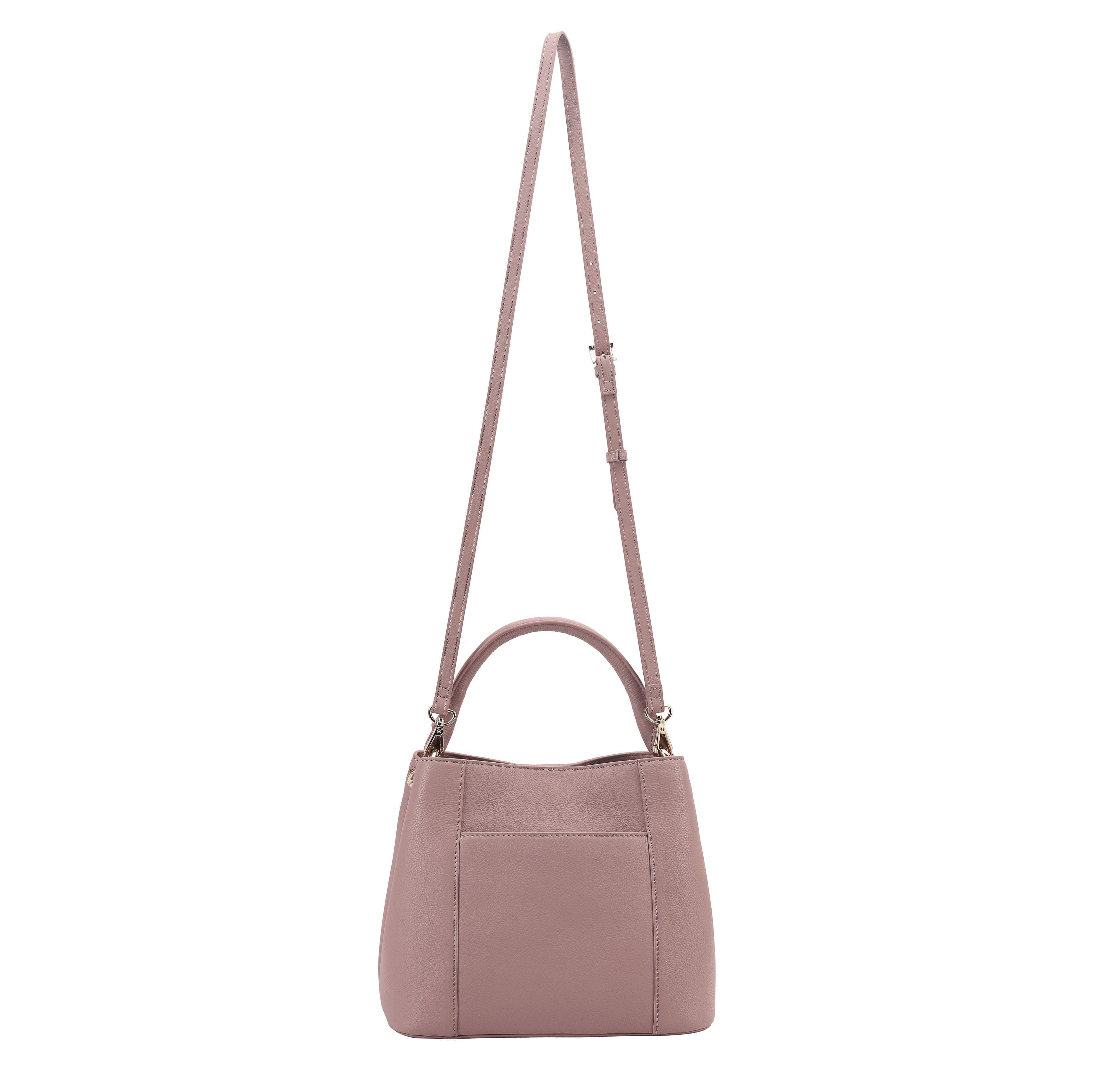 Rosa Leather Bag - Adobe Rose | PAUL COSTELLOE | Wolf & Badger
