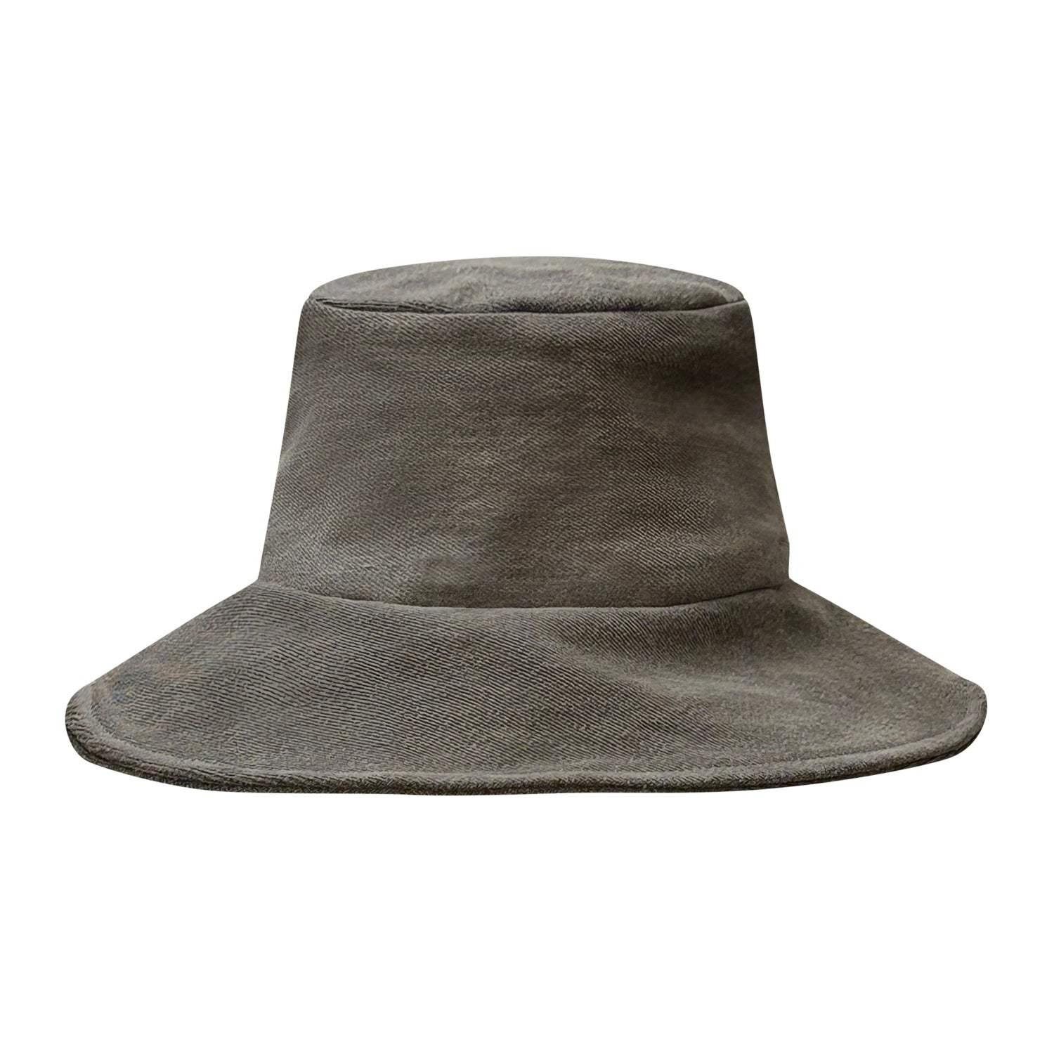 Deborah Lindquist Eco Lifestyle Women's Grey Distressed Black Denim Bucket Hat
